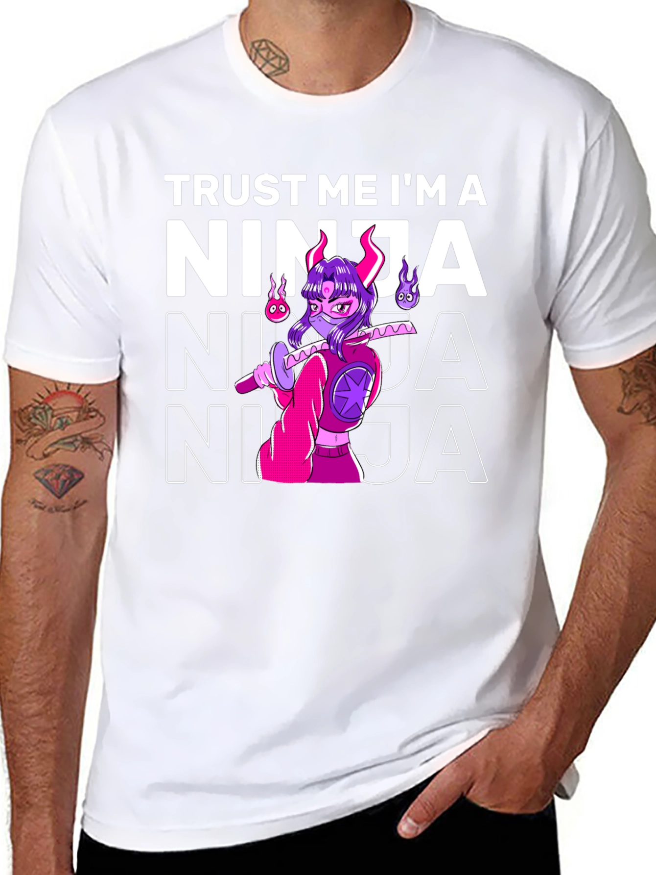Trust Me Im a Ninja T-Shirt Graphic Tee
