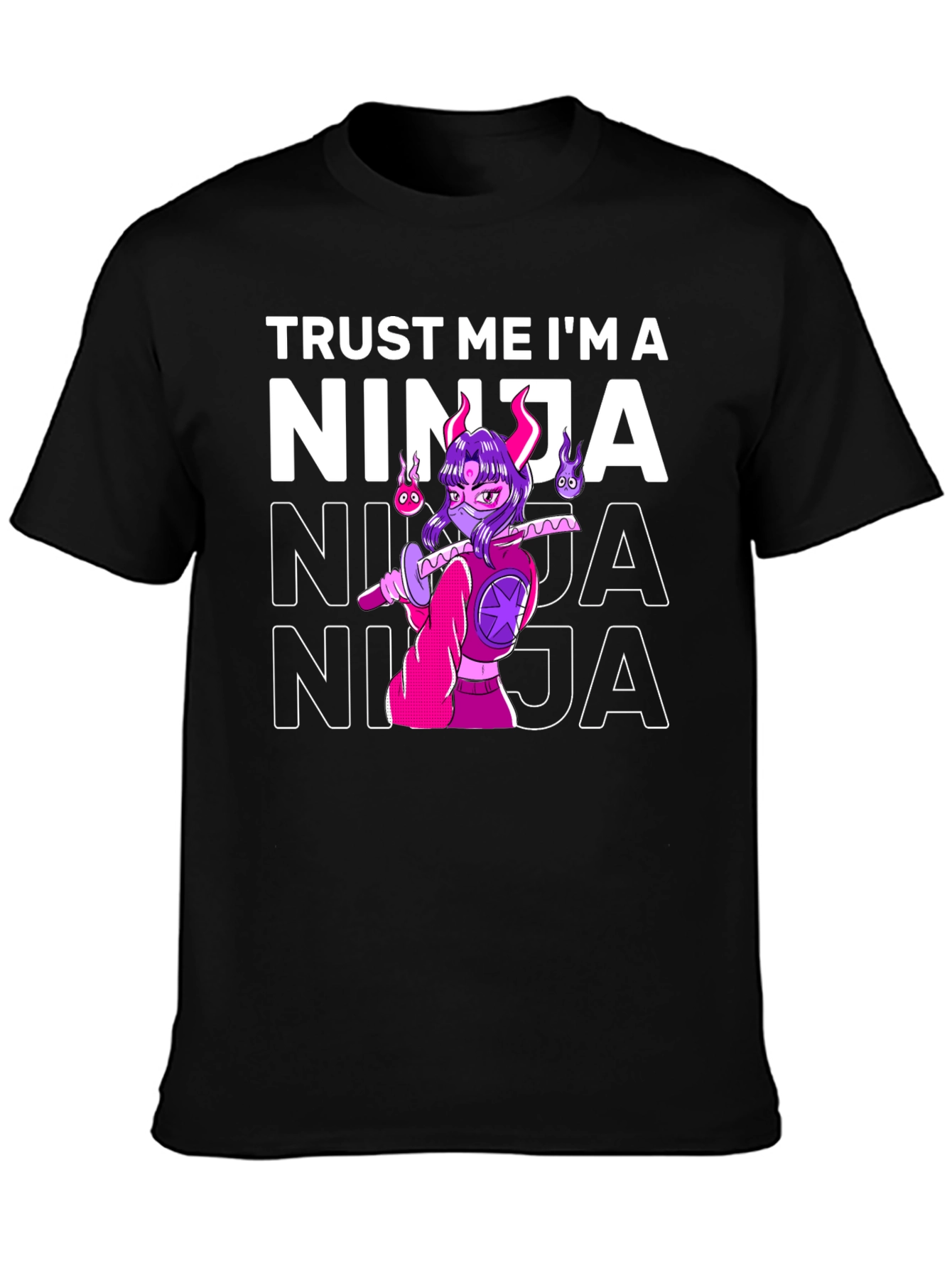 Trust Me Im a Ninja T-Shirt Graphic Tee