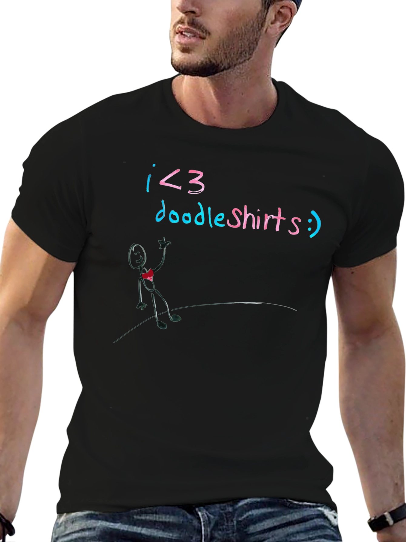 I <3 Doodle Shirts Tee - Funny Graphic Top
