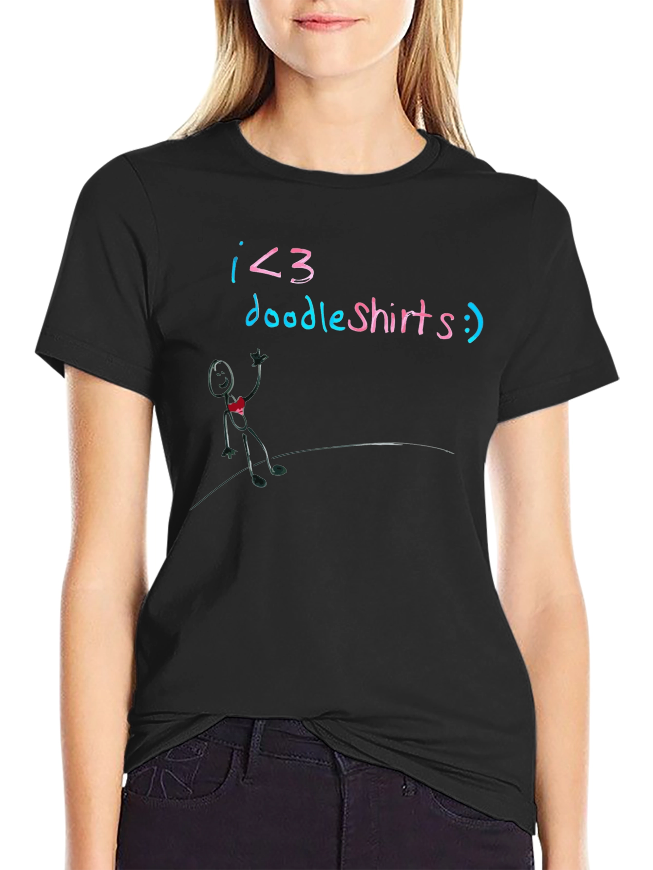 I <3 Doodle Shirts Tee - Funny Graphic Top