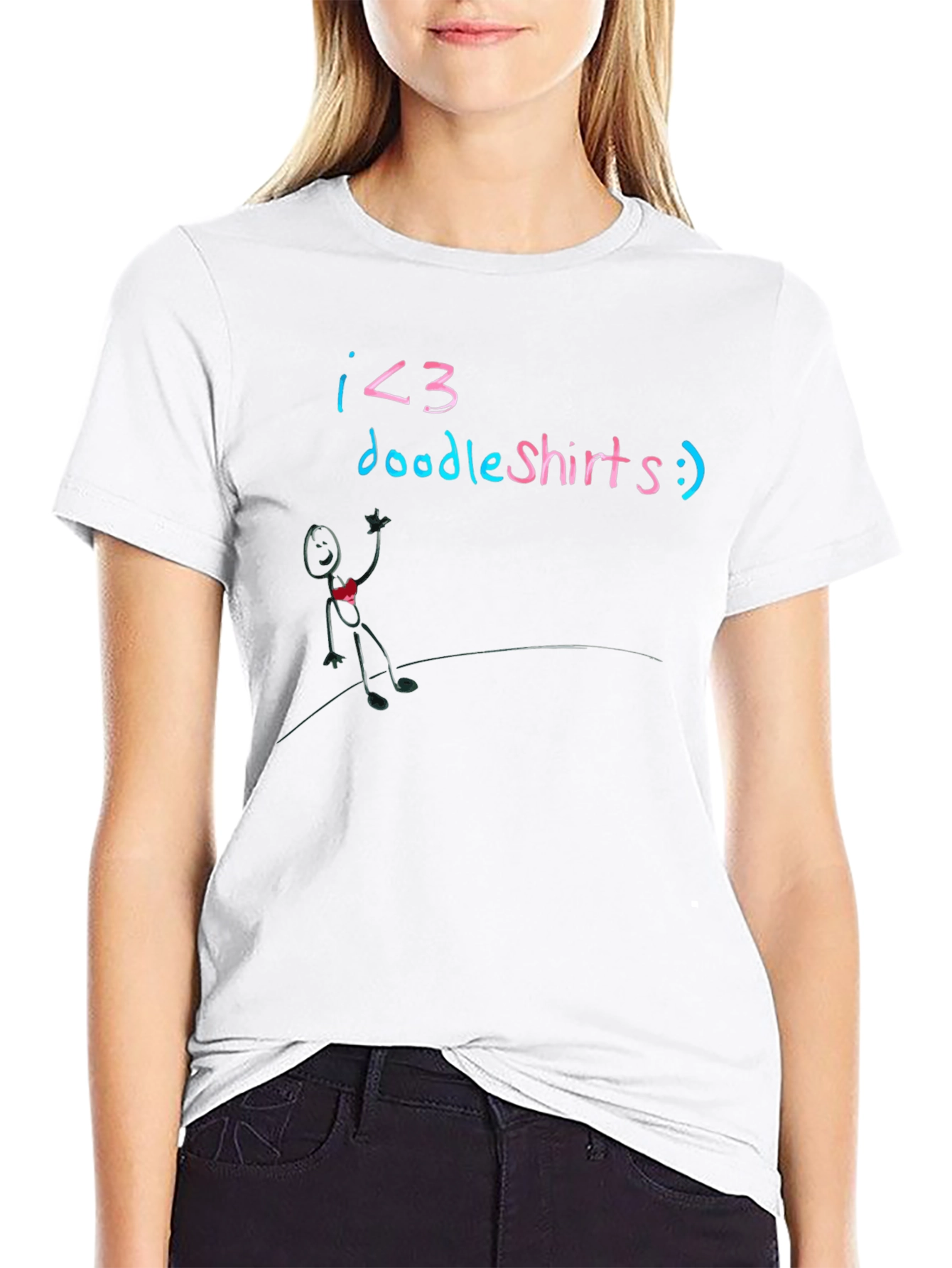 I <3 Doodle Shirts Tee - Funny Graphic Top