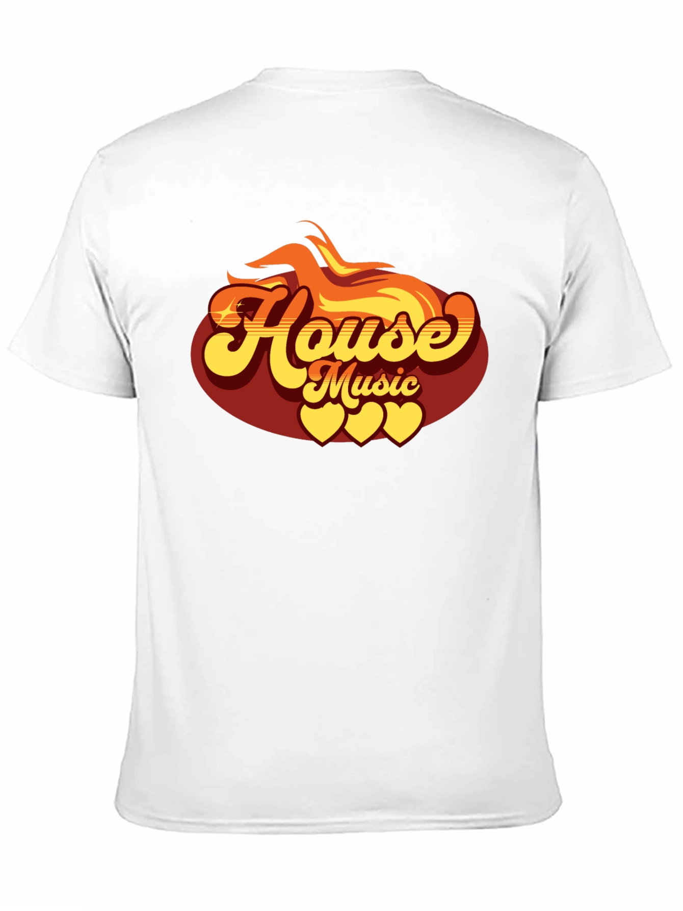 House Music Graphic Tee - Retro Style
