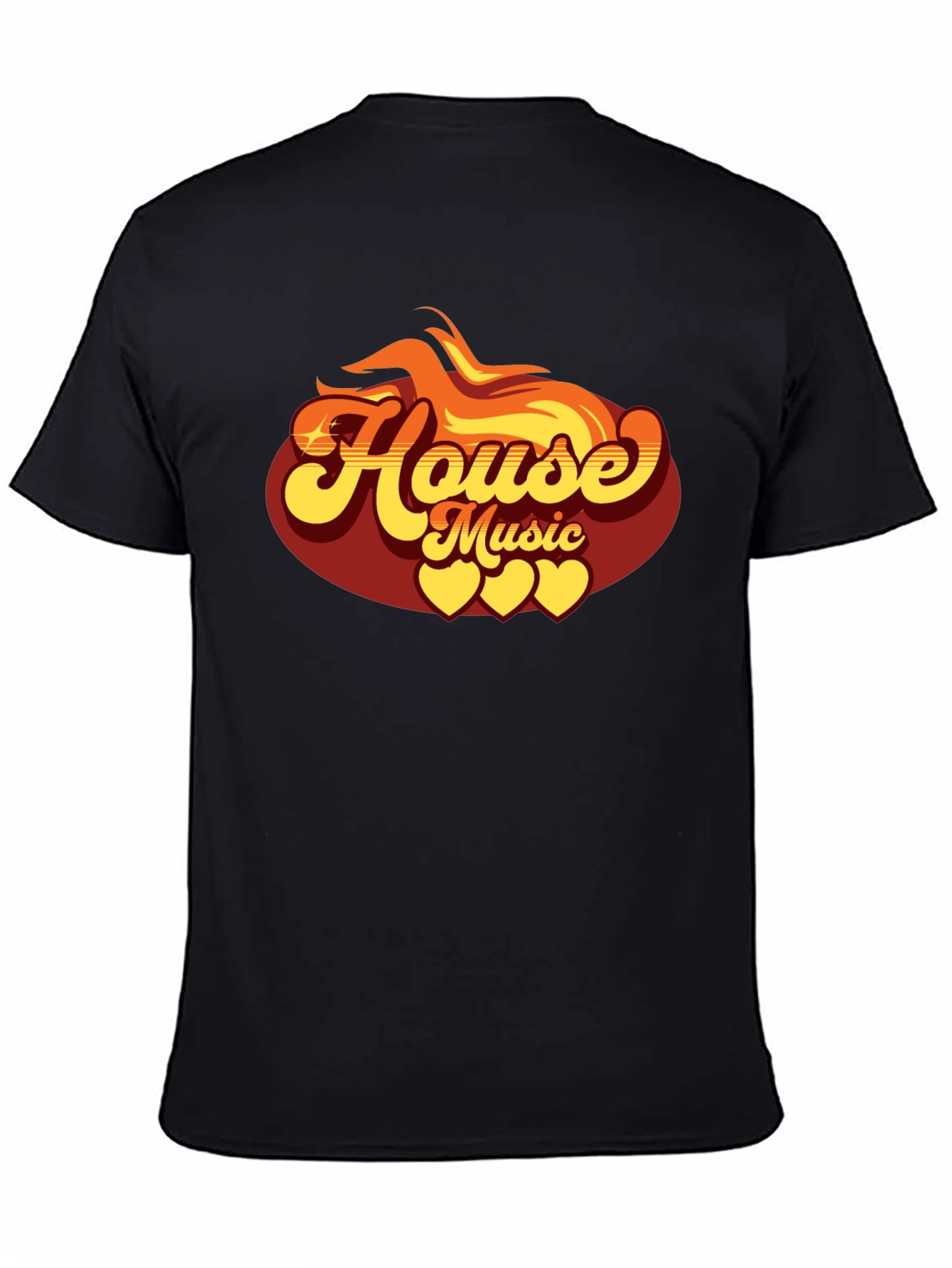 House Music Graphic Tee - Retro Style