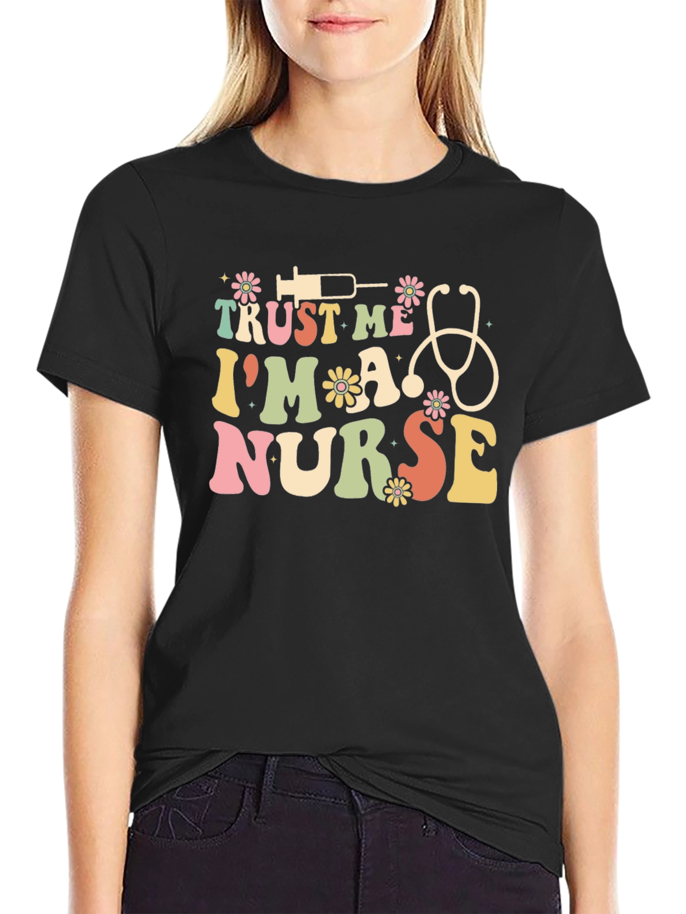 Trust Me Im A Nurse Retro T-Shirt