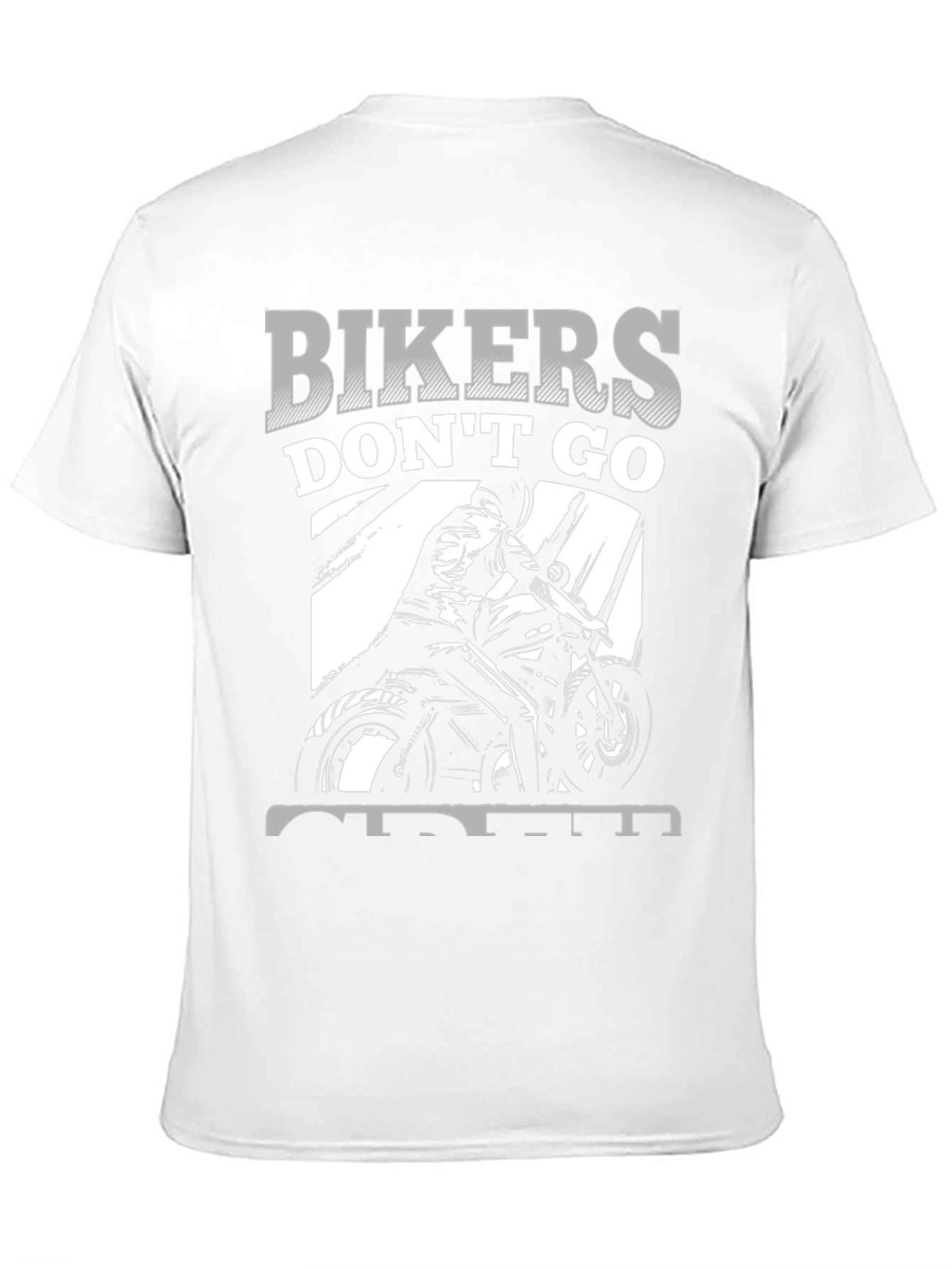 Bikers Dont Go Old - Black Graphic Tee
