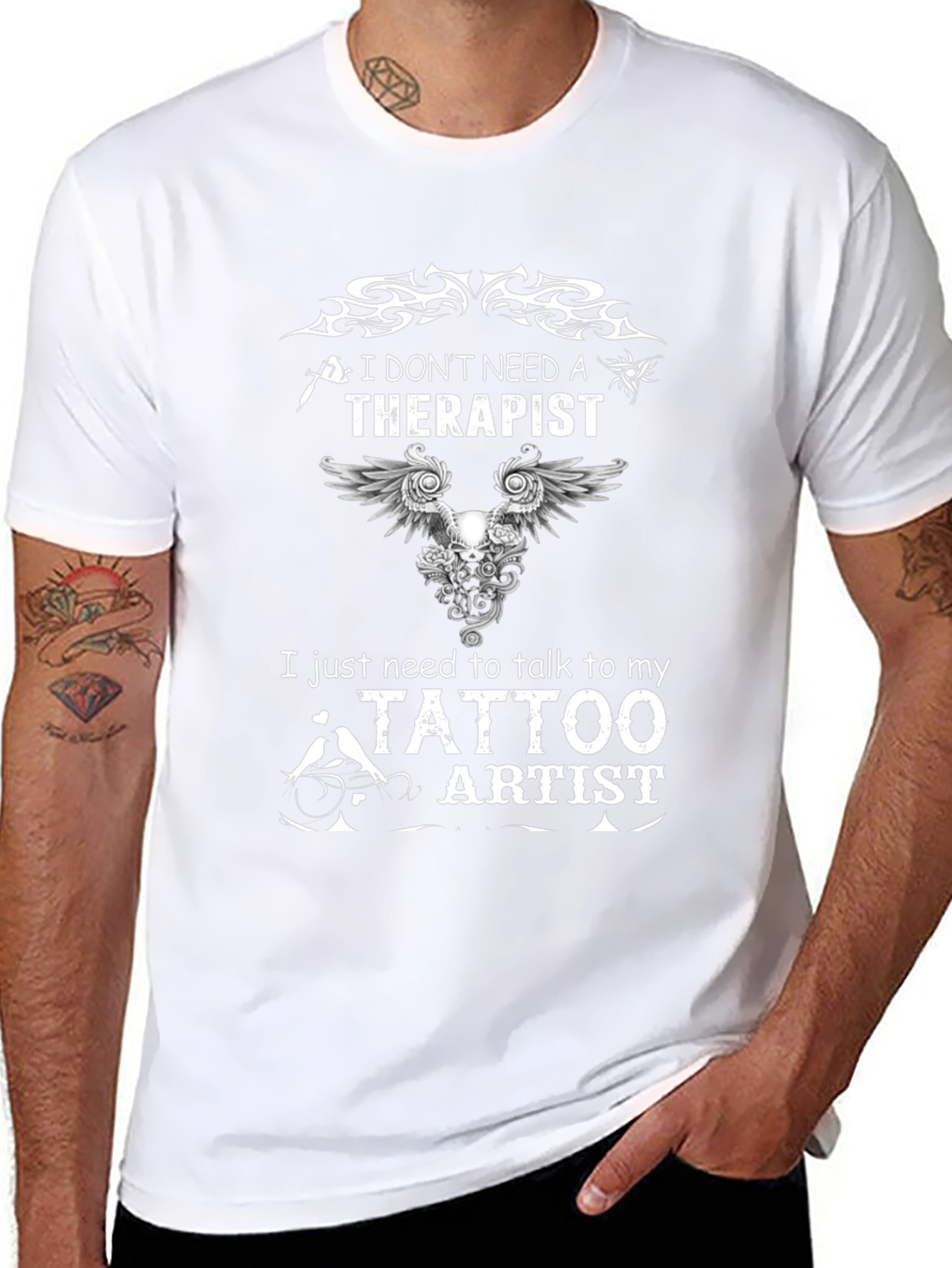 Tattoo Artist Therapy T-Shirt - Unique Design
