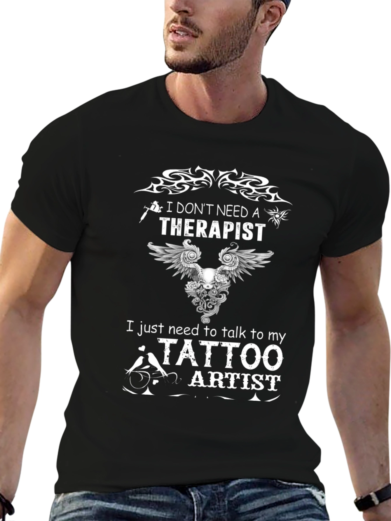 Tattoo Artist Therapy T-Shirt - Unique Design