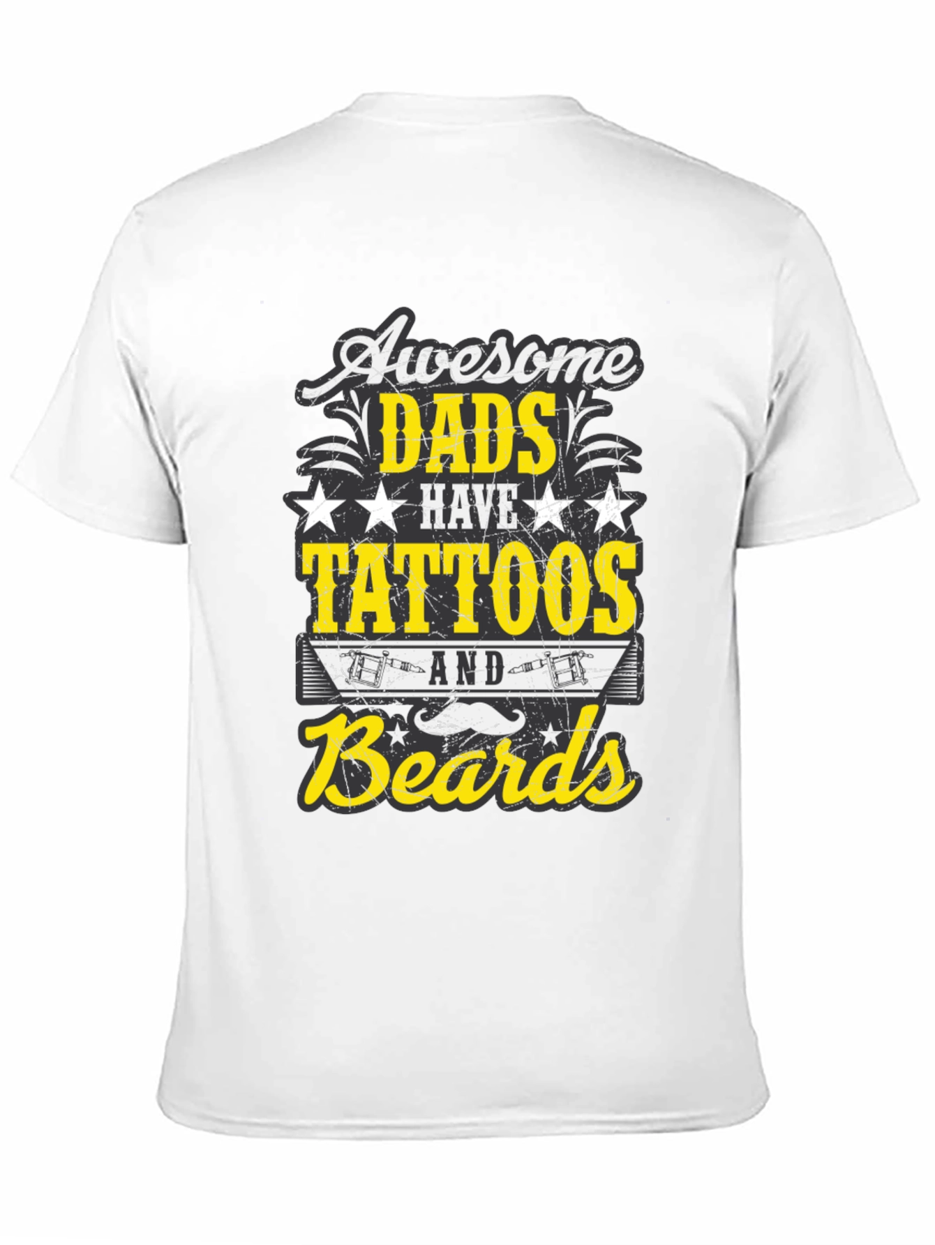 Awesome Dads Tattoos & Beards T-Shirt