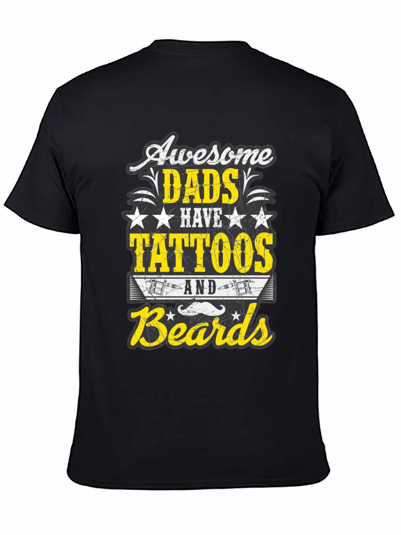Awesome Dads Tattoos & Beards T-Shirt