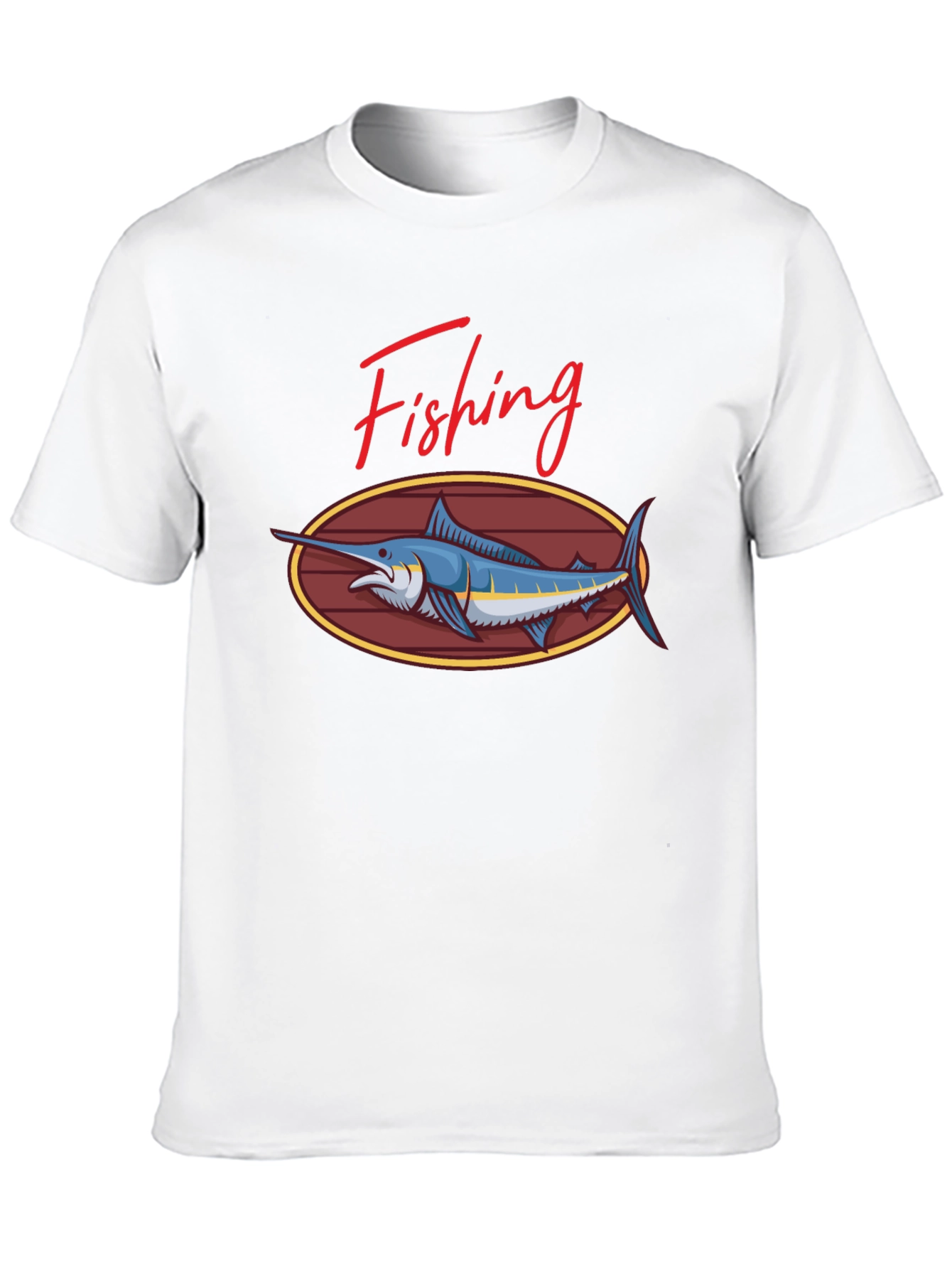 Fishing Marlin Graphic Tee - Stylish Comfort