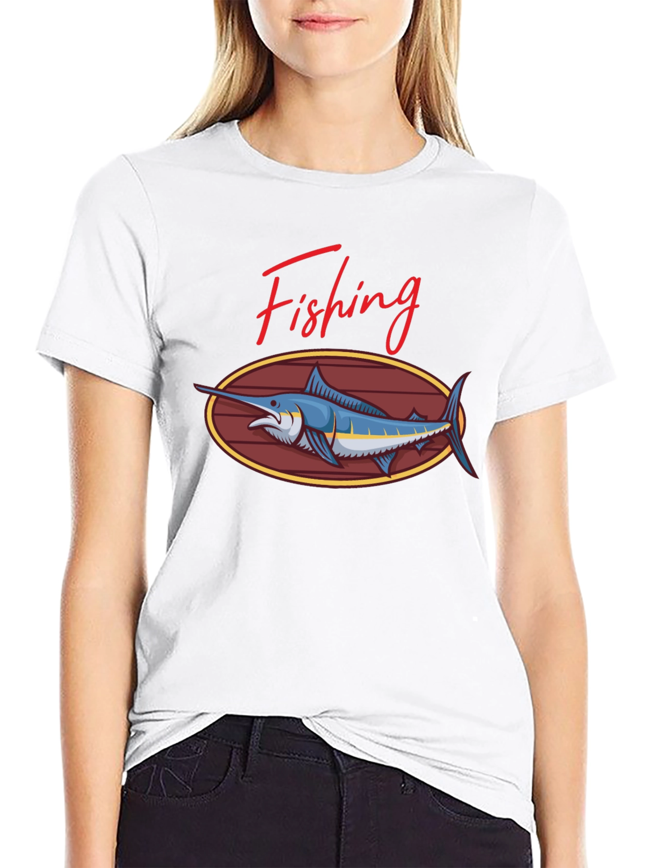 Fishing Marlin Graphic Tee - Stylish Comfort