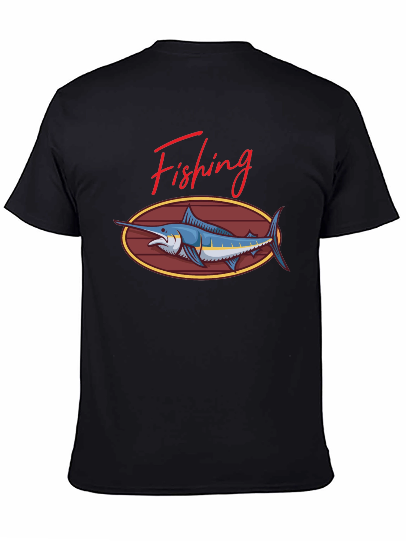 Fishing Marlin Graphic Tee - Stylish Comfort