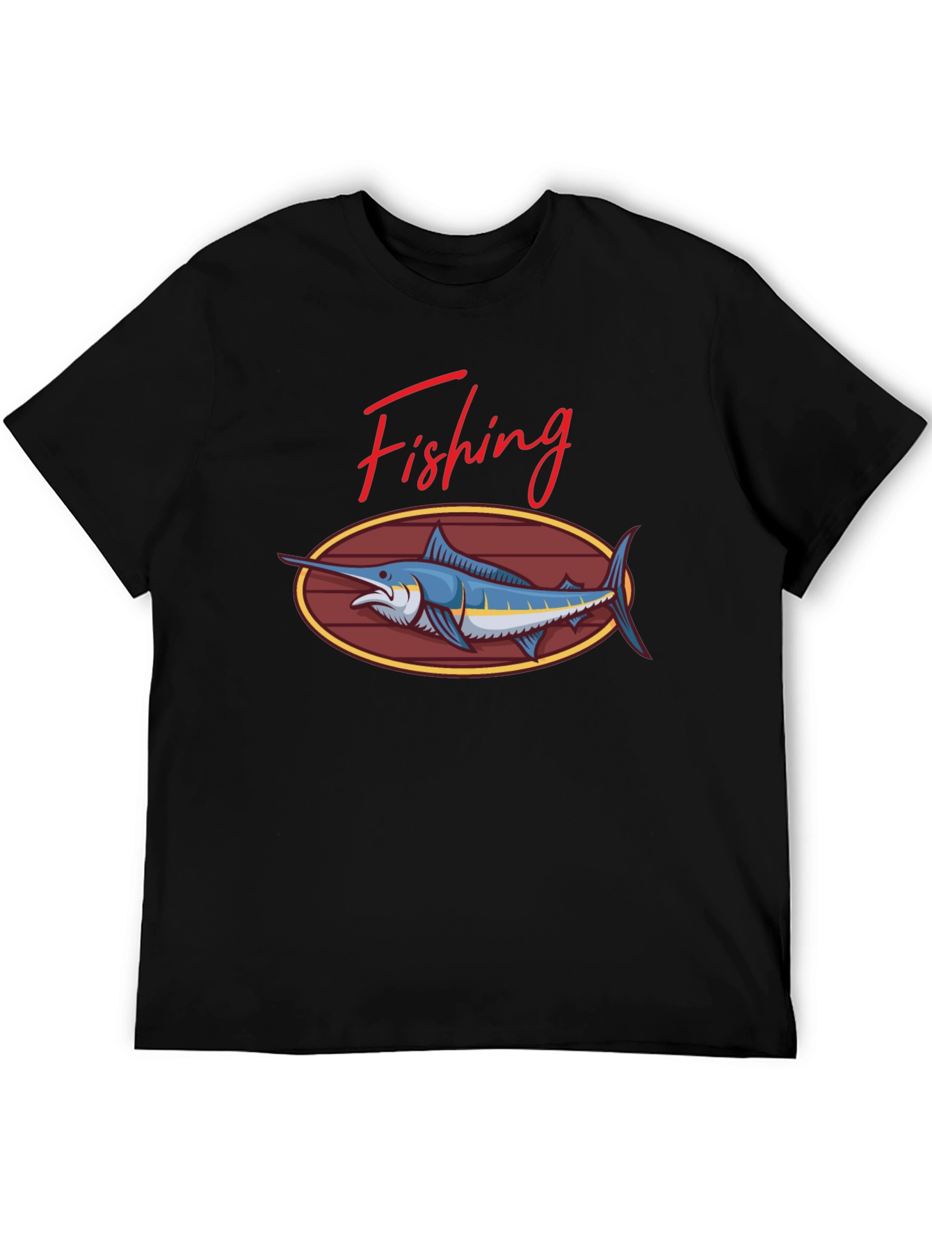 Fishing Marlin Graphic Tee - Stylish Comfort