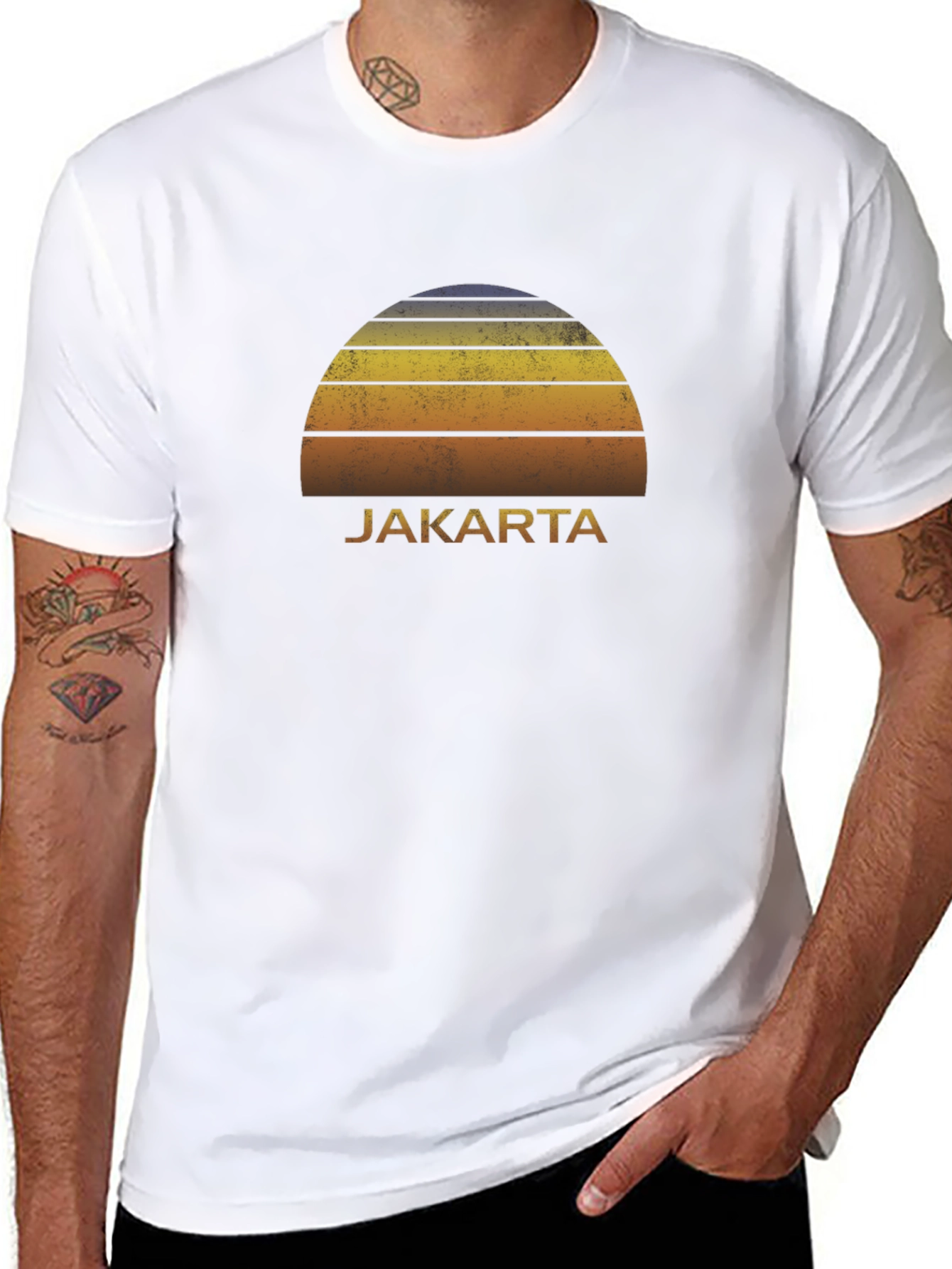 Jakarta Retro Graphic T-Shirt