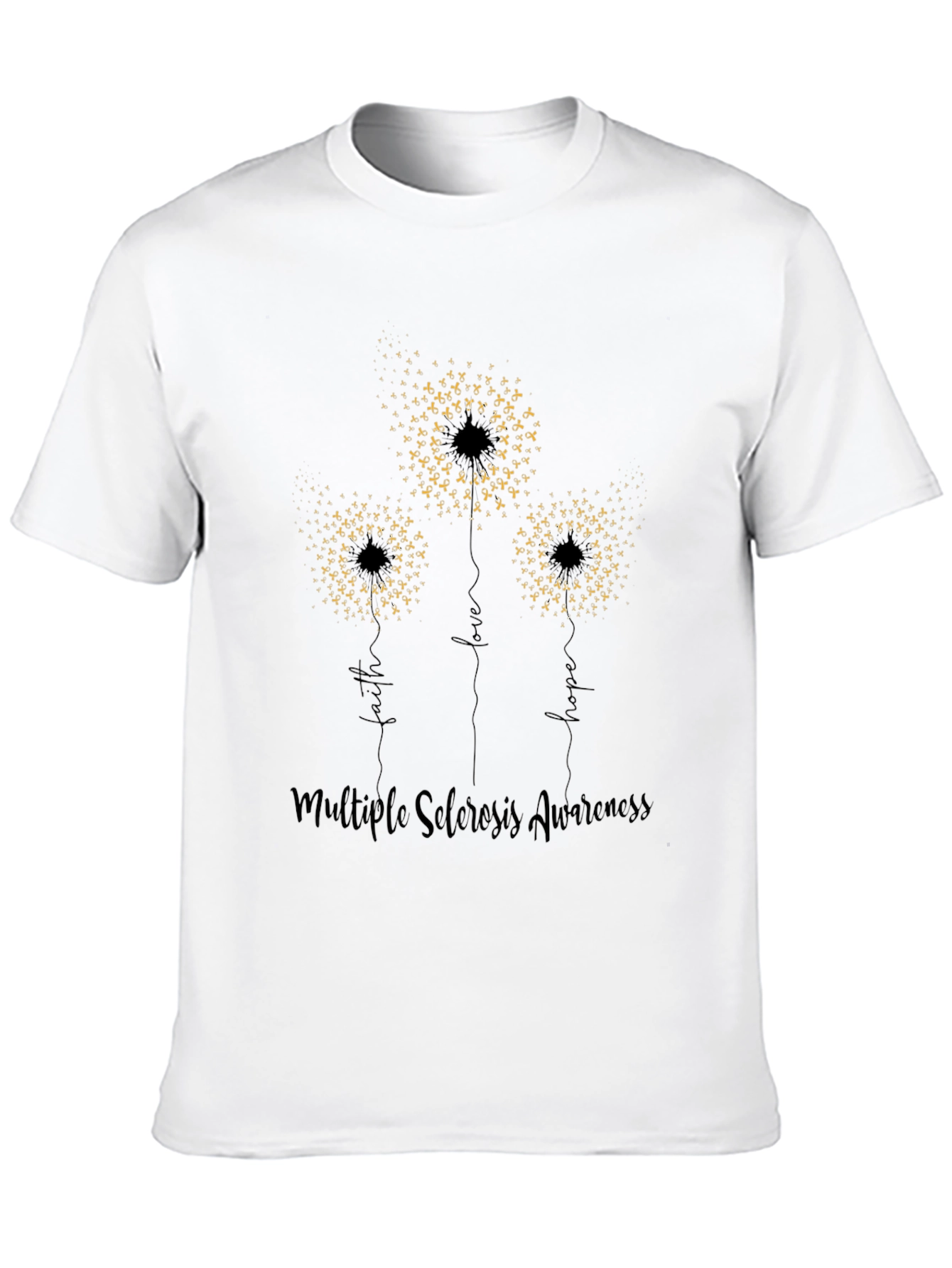 Multiple Sclerosis Awareness Dandelion Tee