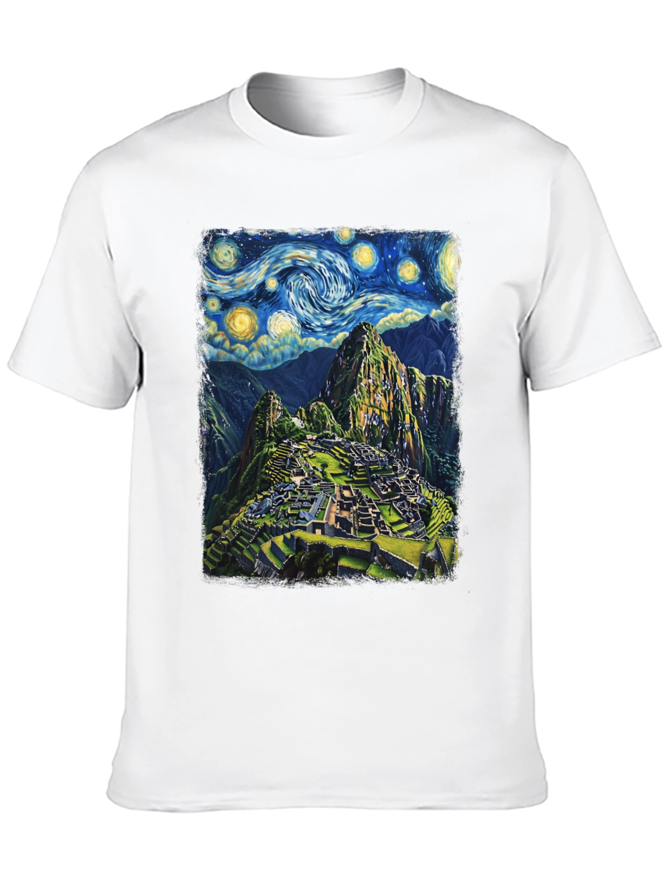 Machu Picchu Starry Night T-Shirt