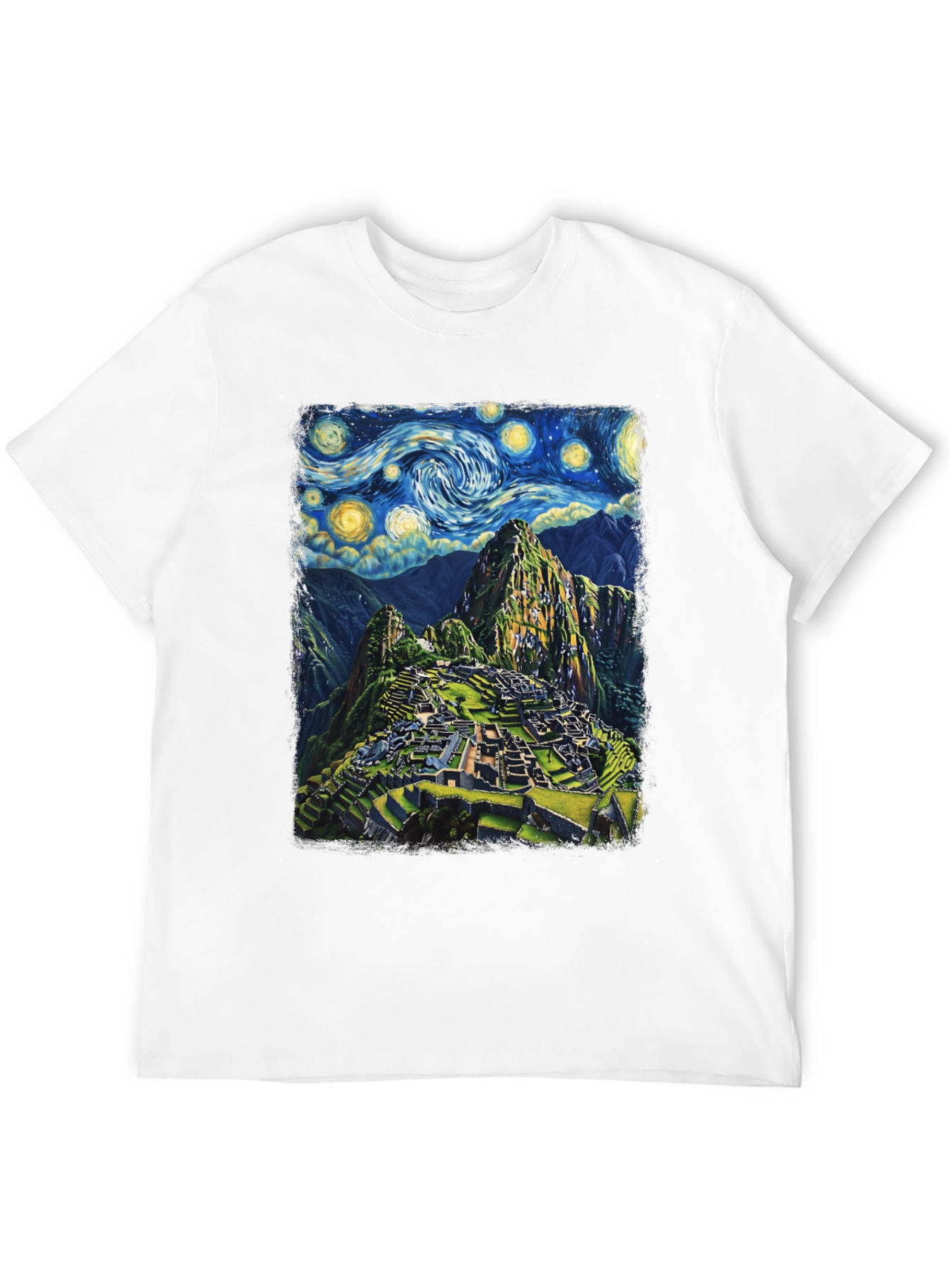 Machu Picchu Starry Night T-Shirt