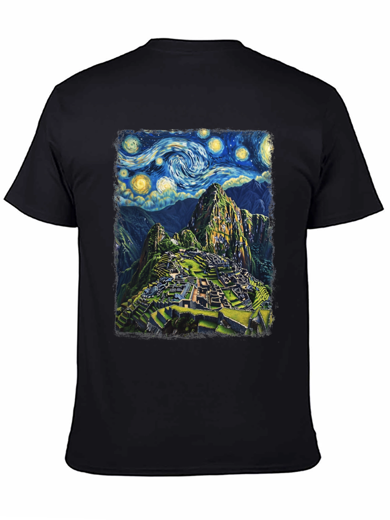 Machu Picchu Starry Night T-Shirt