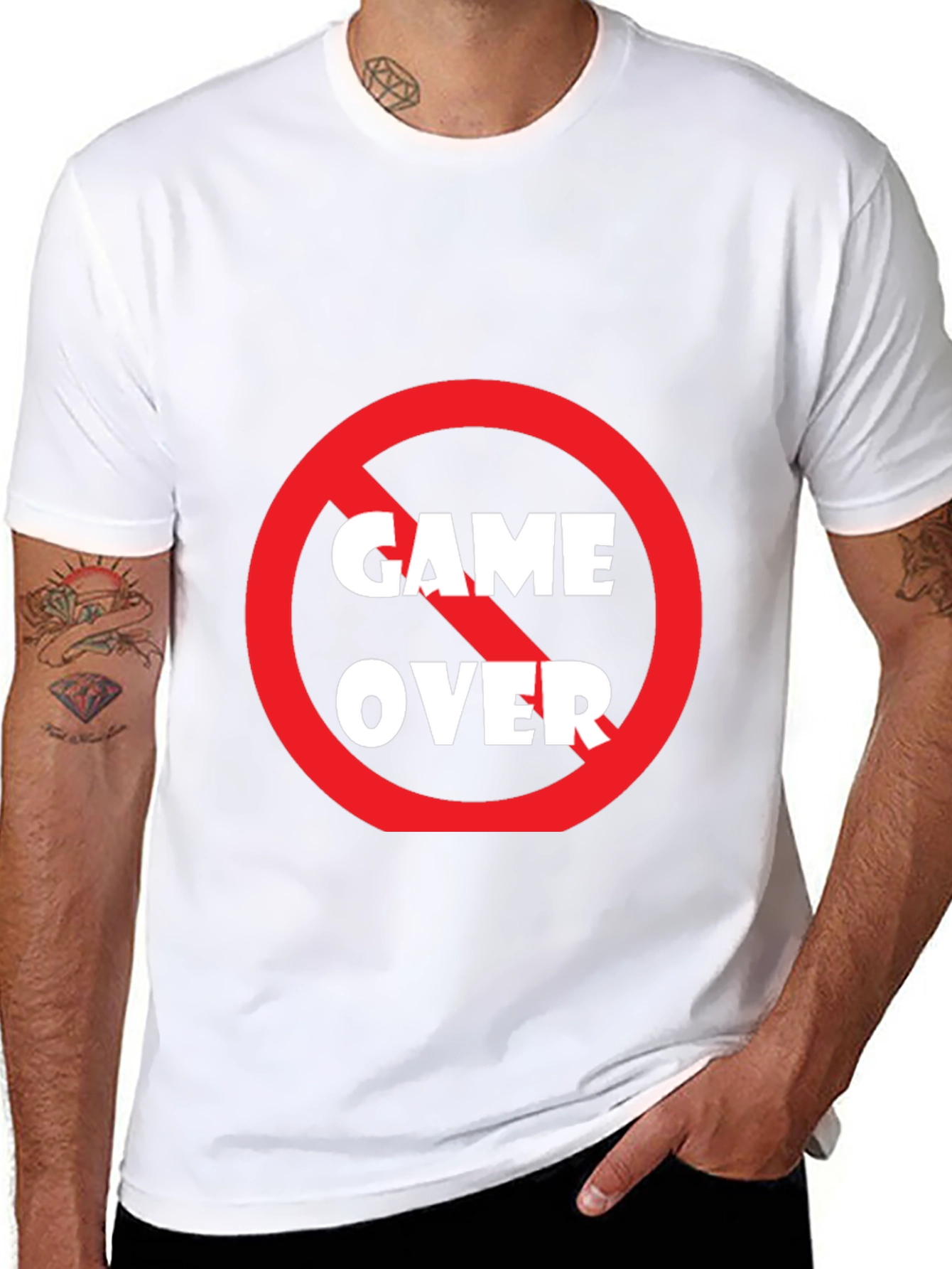 No Game Over Graphic T-Shirt