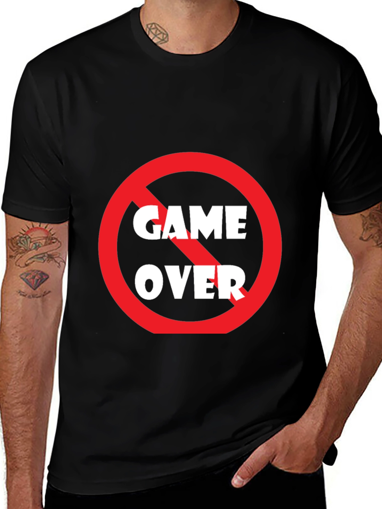 No Game Over Graphic T-Shirt