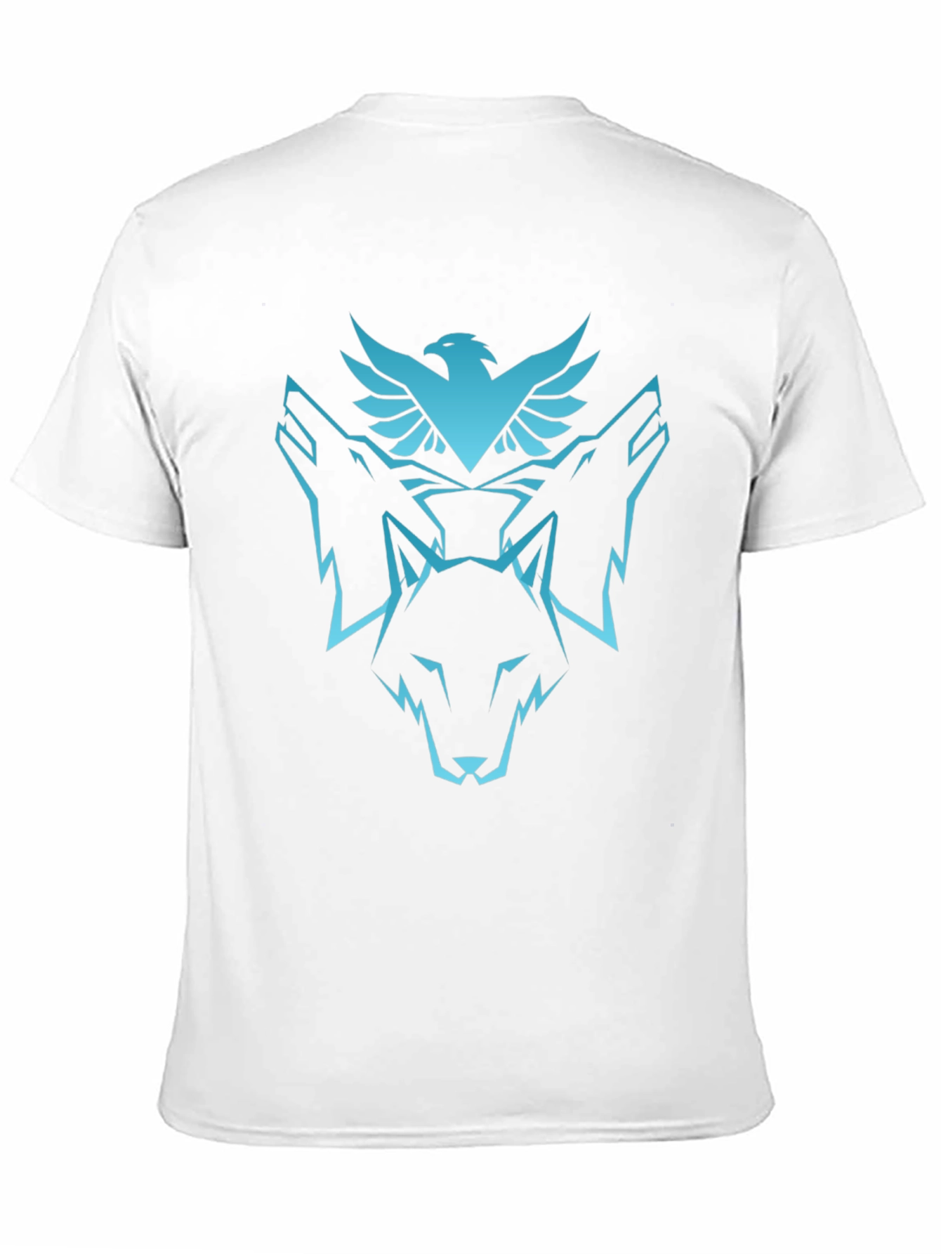 Eagle & Wolf Graphic Black T-Shirt