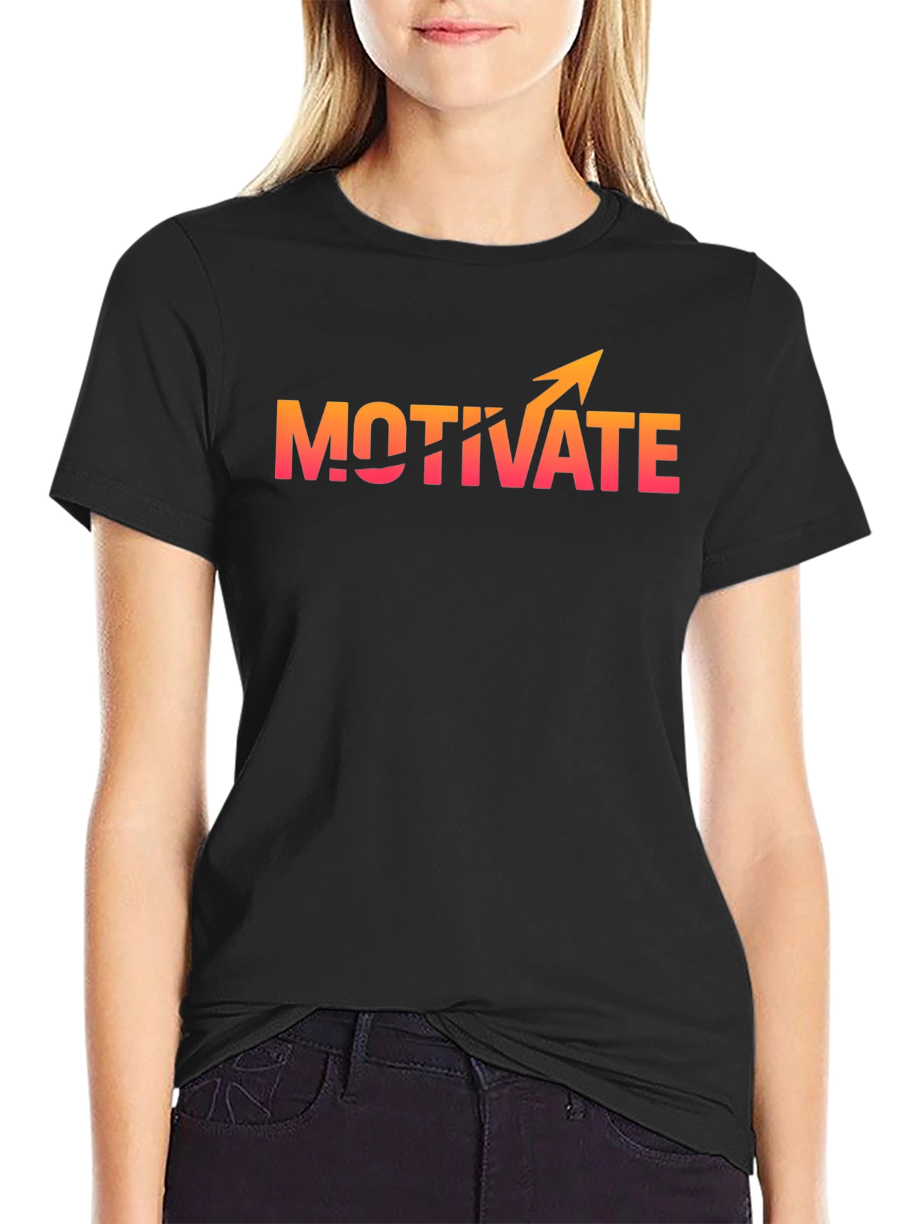 Motivate Graphic T-Shirt - Inspiring Uplift Design