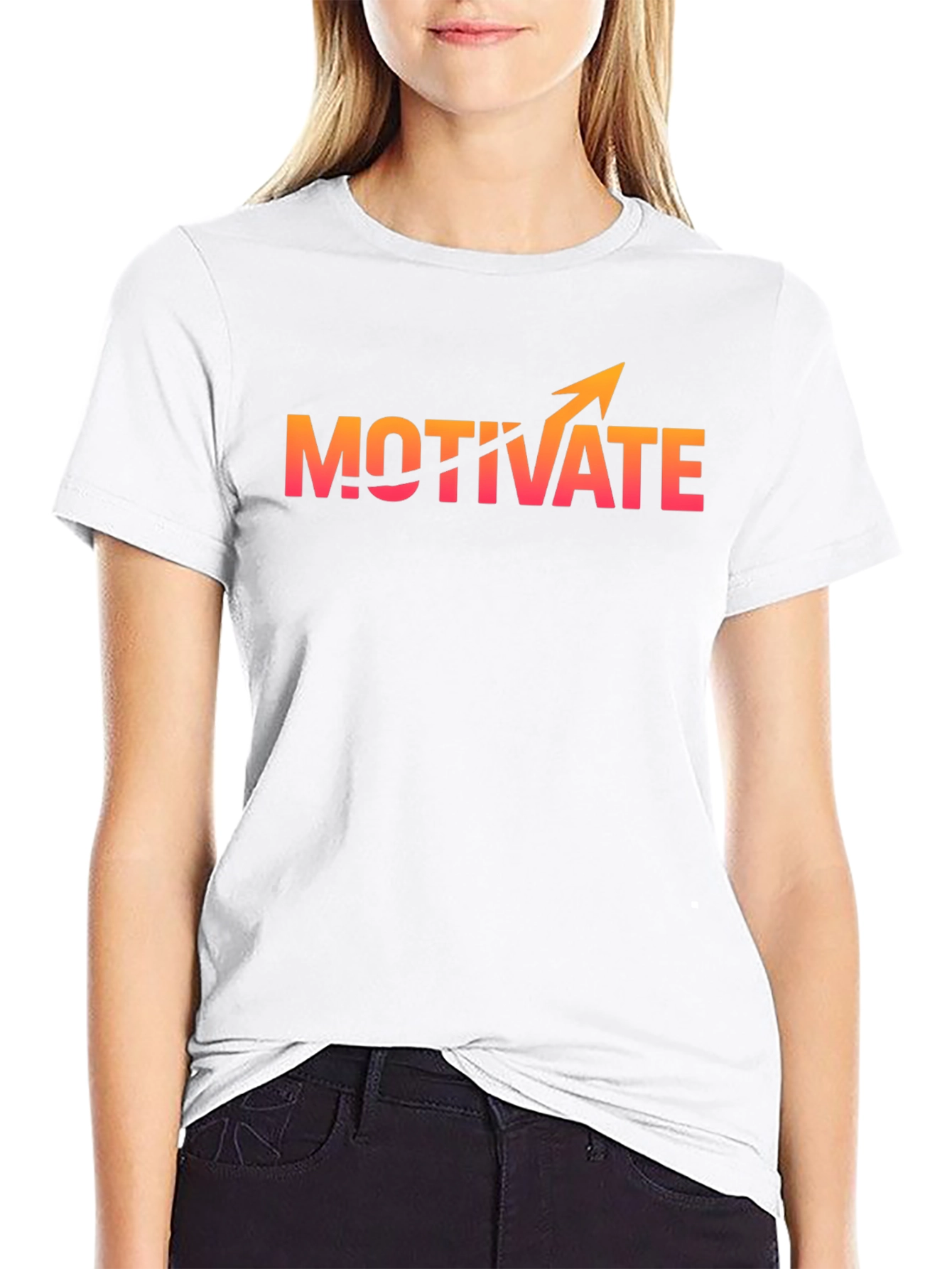 Motivate Graphic T-Shirt - Inspiring Uplift Design