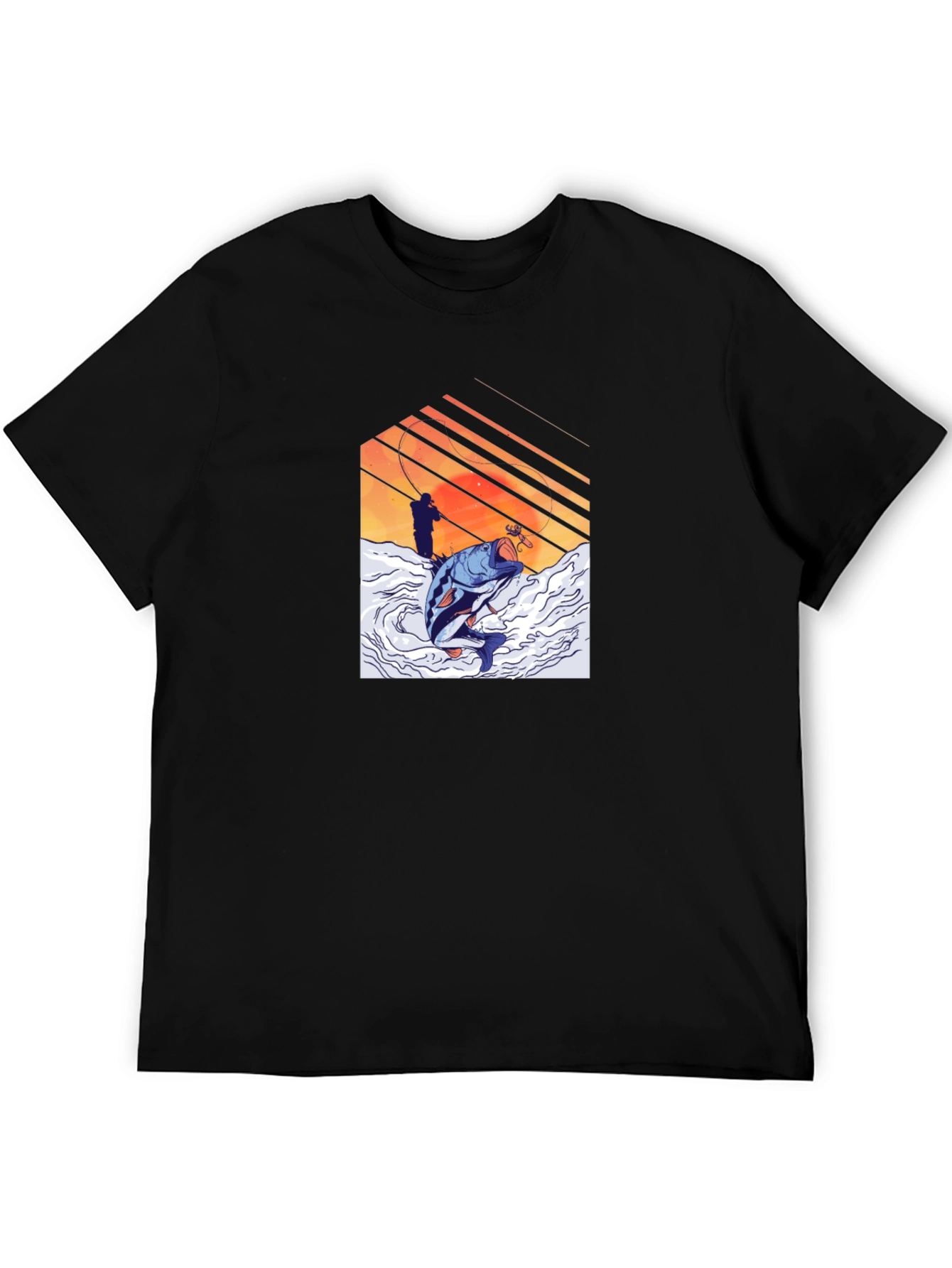 Fishing T-Shirt - Fisherman Catch Graphic Tee