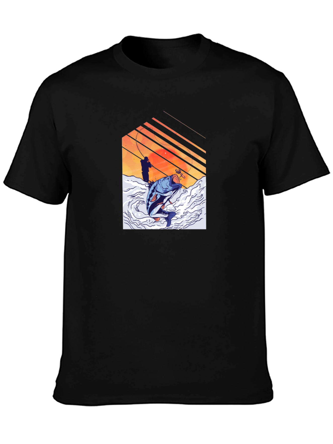 Fishing T-Shirt - Fisherman Catch Graphic Tee