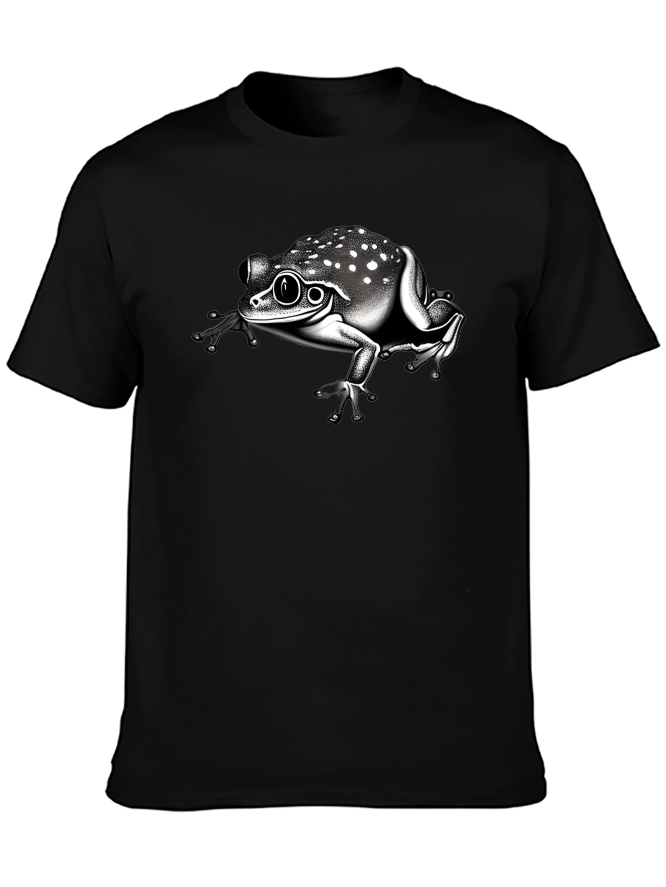 Frog Graphic Black T-Shirt