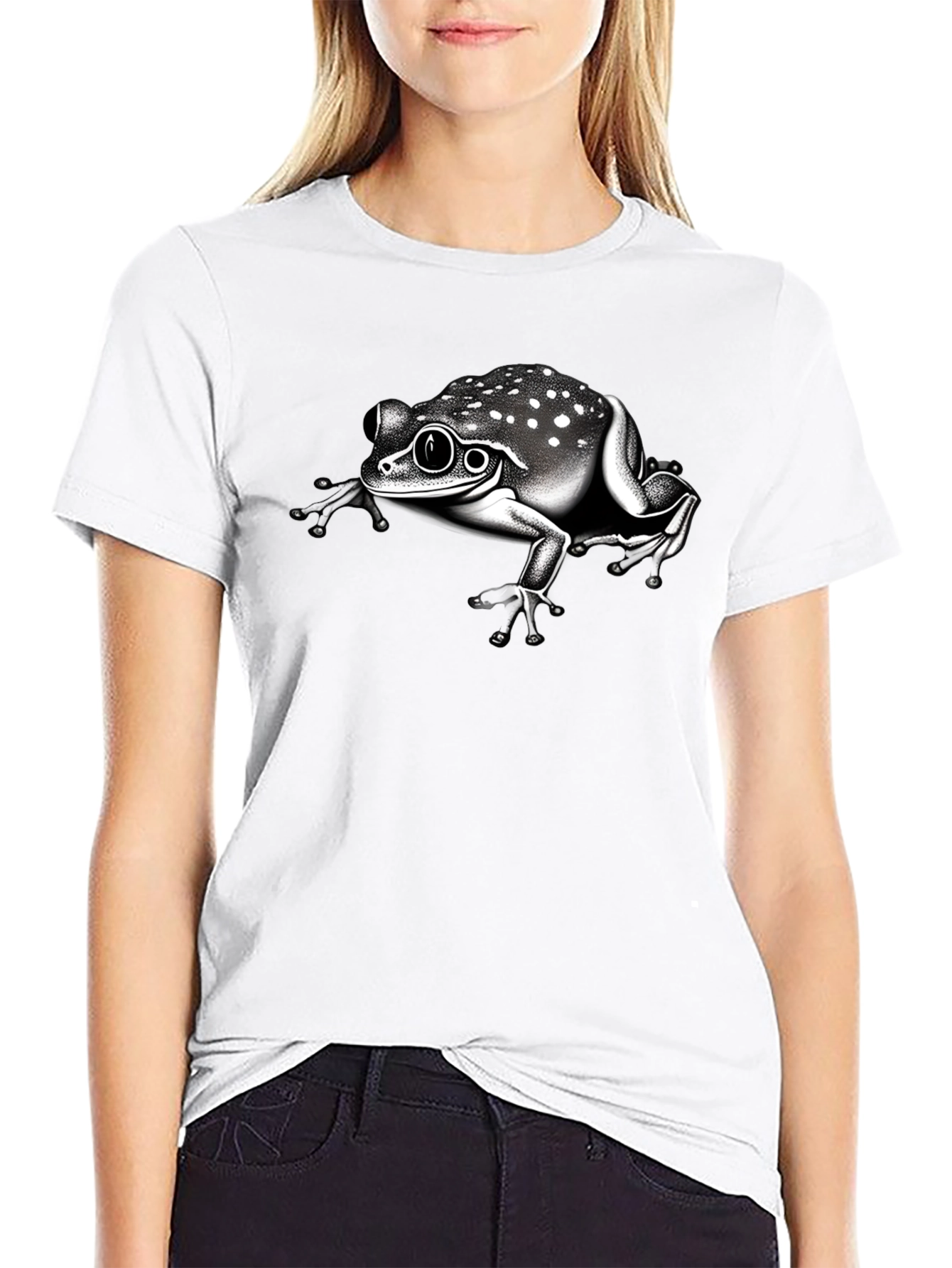 Frog Graphic Black T-Shirt