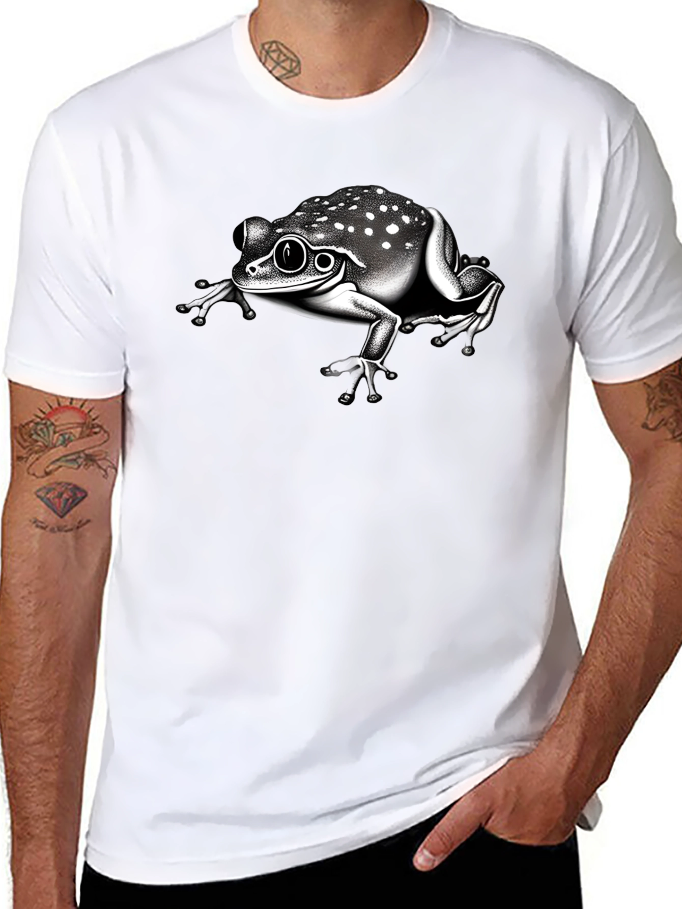 Frog Graphic Black T-Shirt