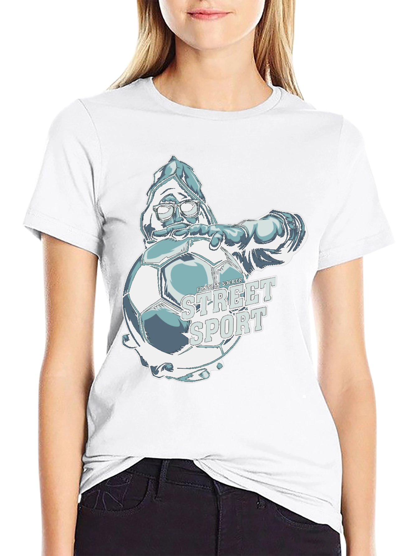 Street Sport T-Shirt - Soccer Santa