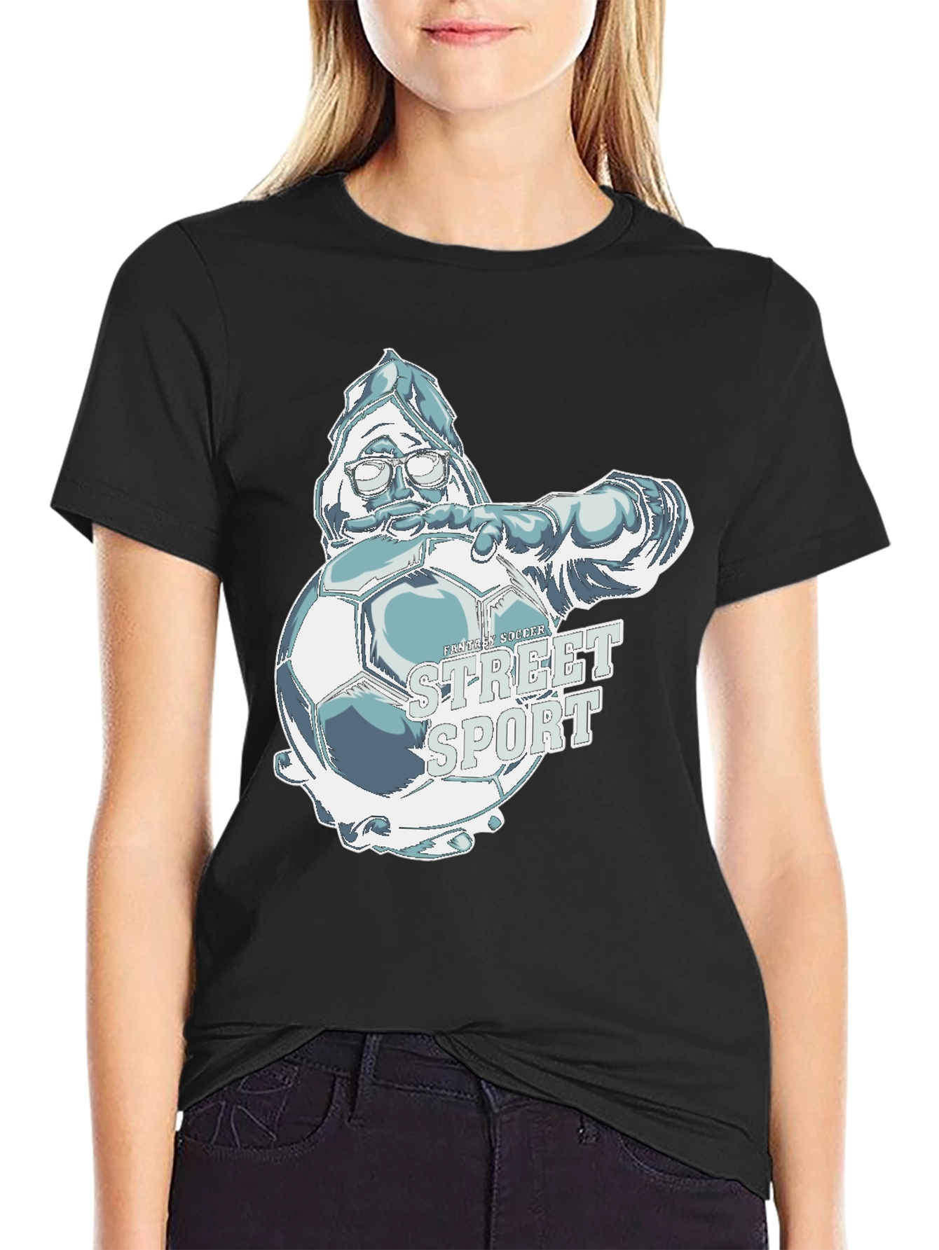 Street Sport T-Shirt - Soccer Santa