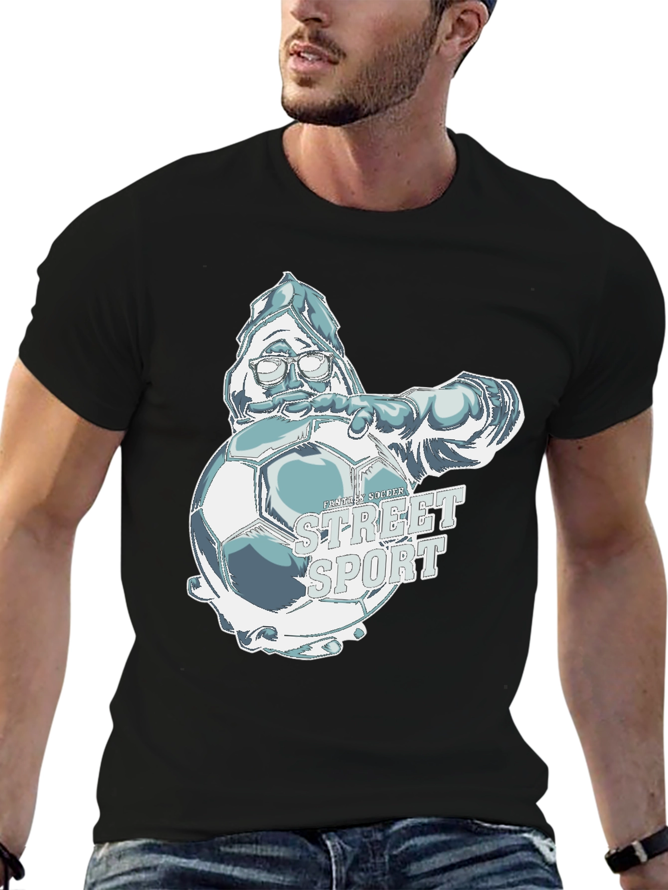 Street Sport T-Shirt - Soccer Santa