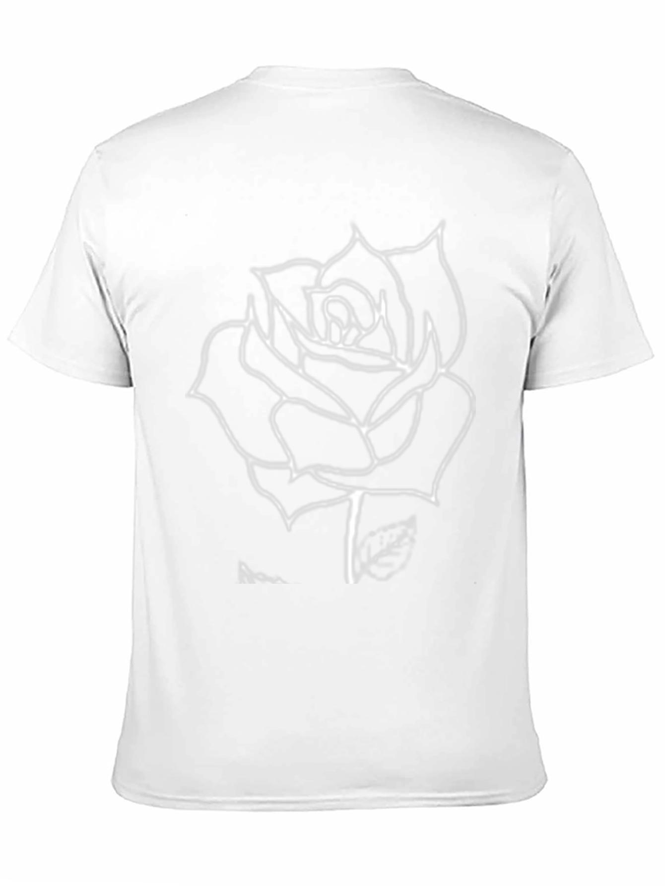Black Rose Graphic Tee - Stylish Comfort