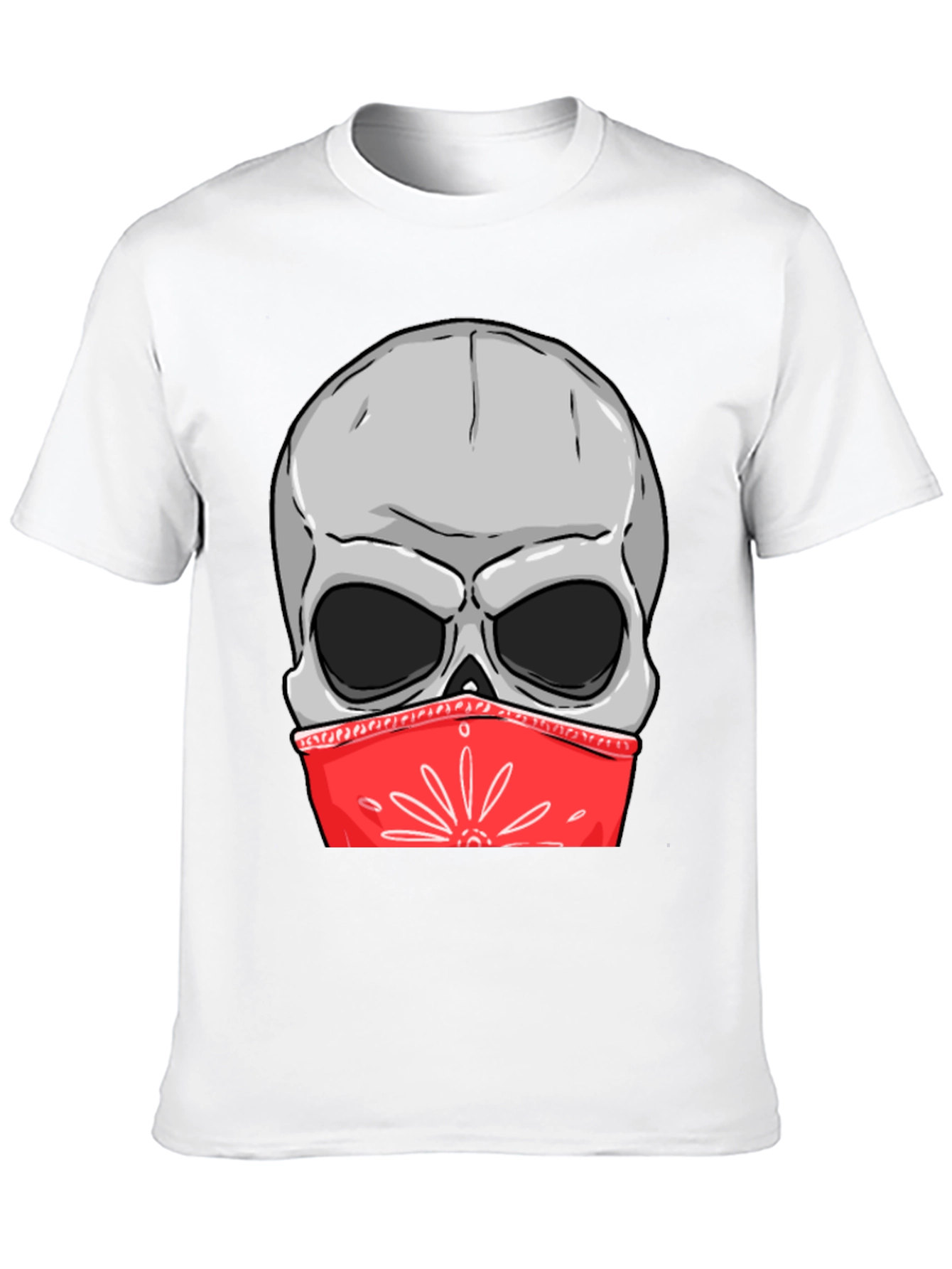 Skull Bandana Graphic Tee