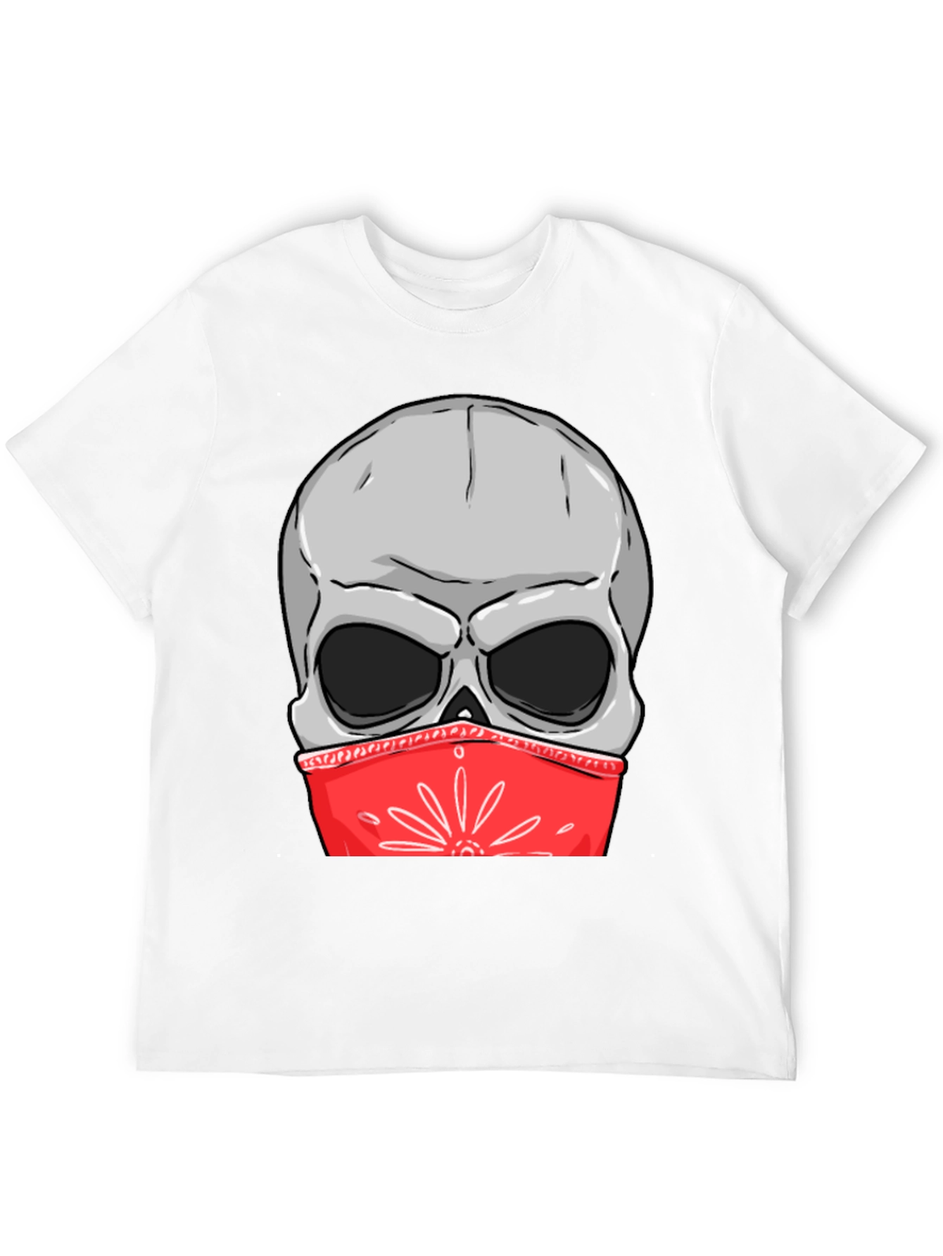 Skull Bandana Graphic Tee