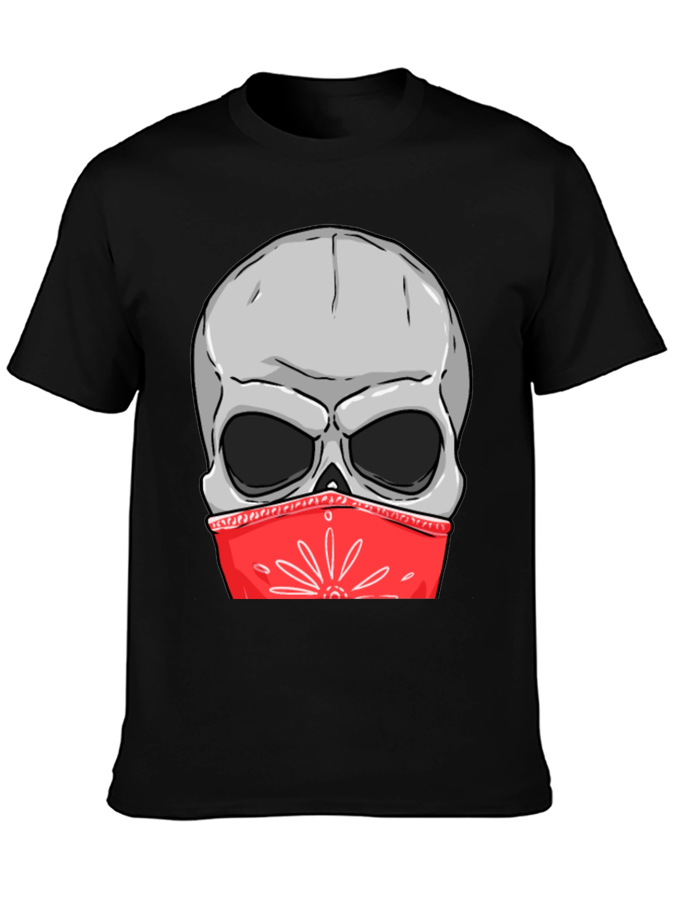 Skull Bandana Graphic Tee