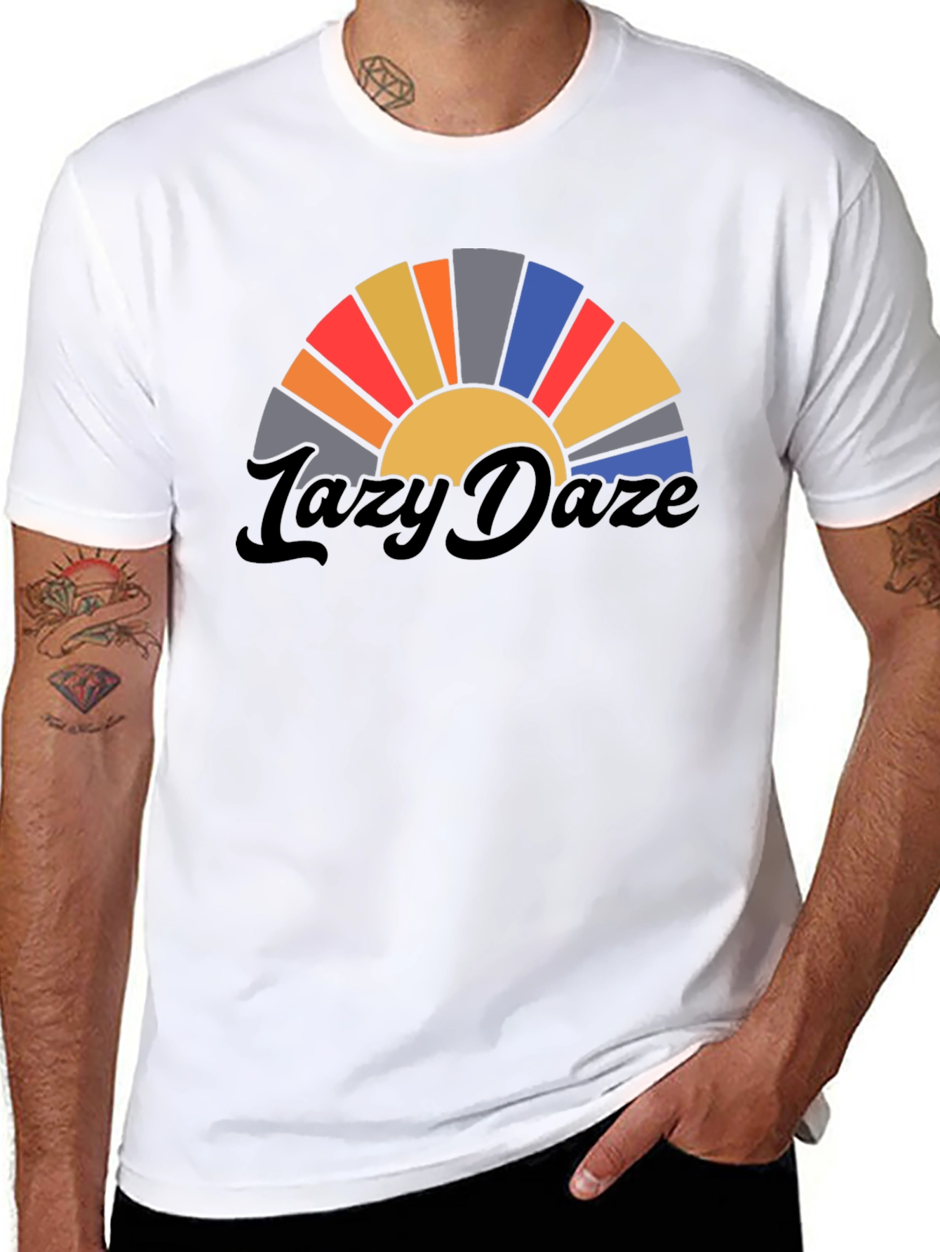Lazy Daze Retro Graphic T-Shirt