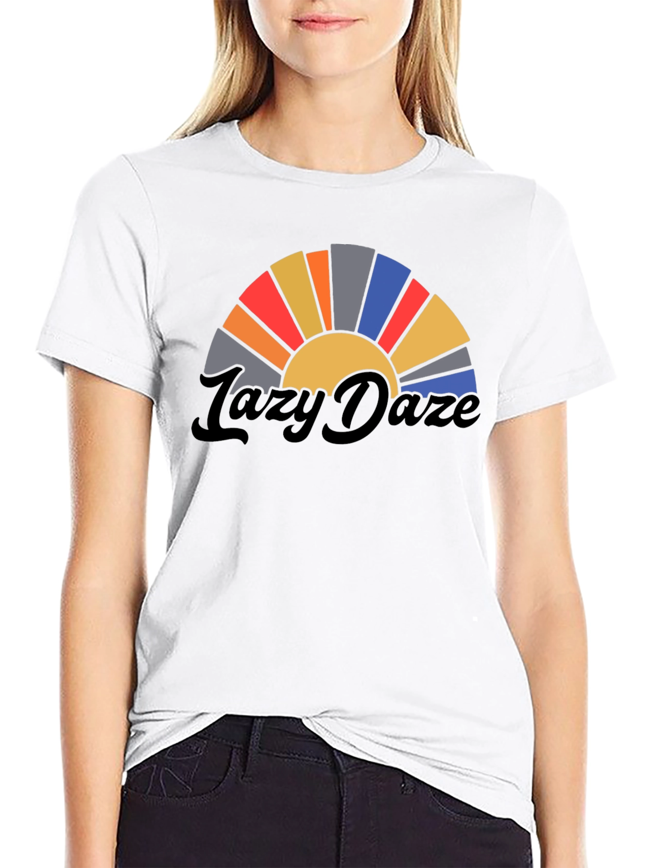 Lazy Daze Retro Graphic T-Shirt