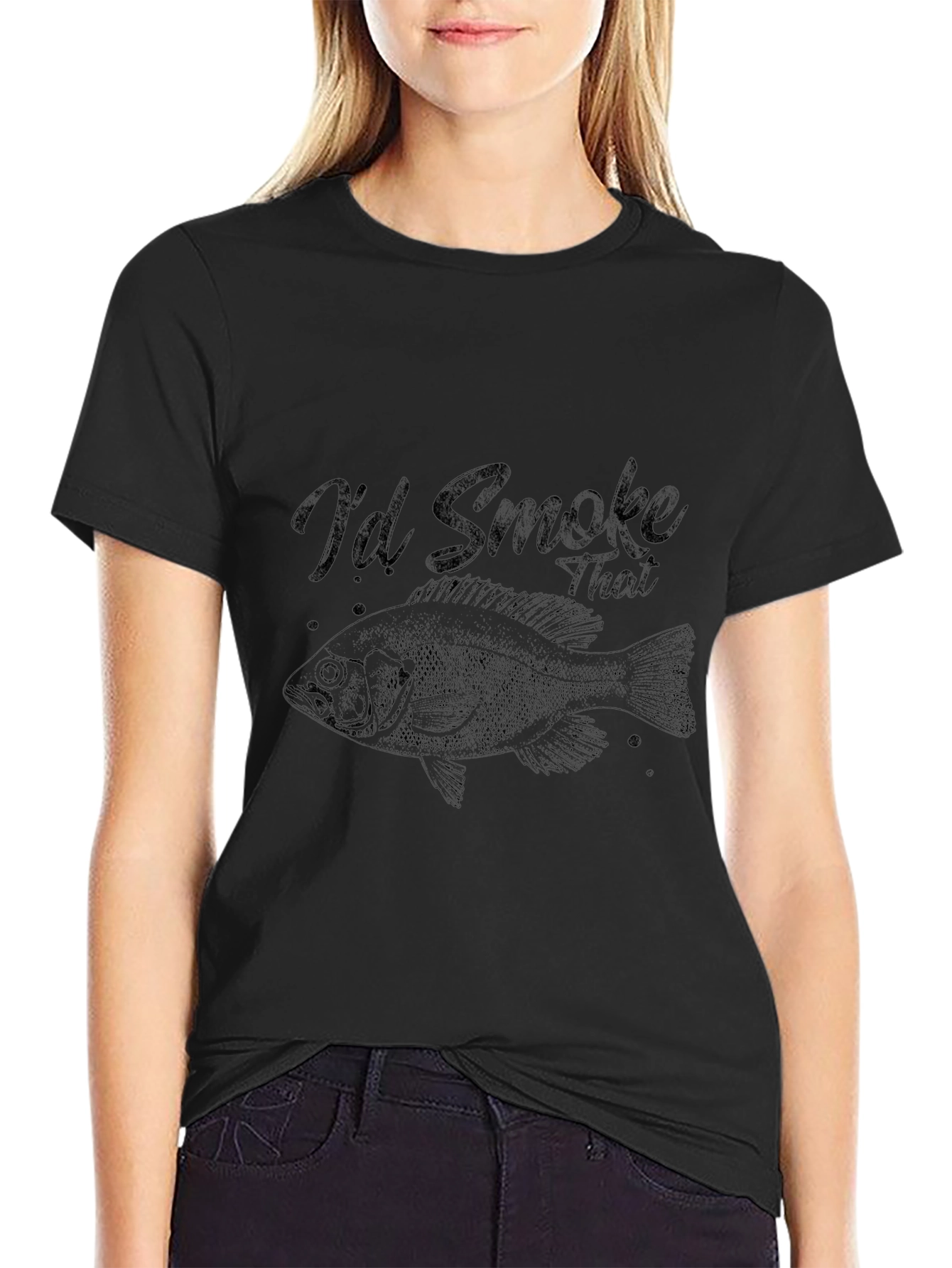 Id Smoke That T-Shirt - Fishing Tee