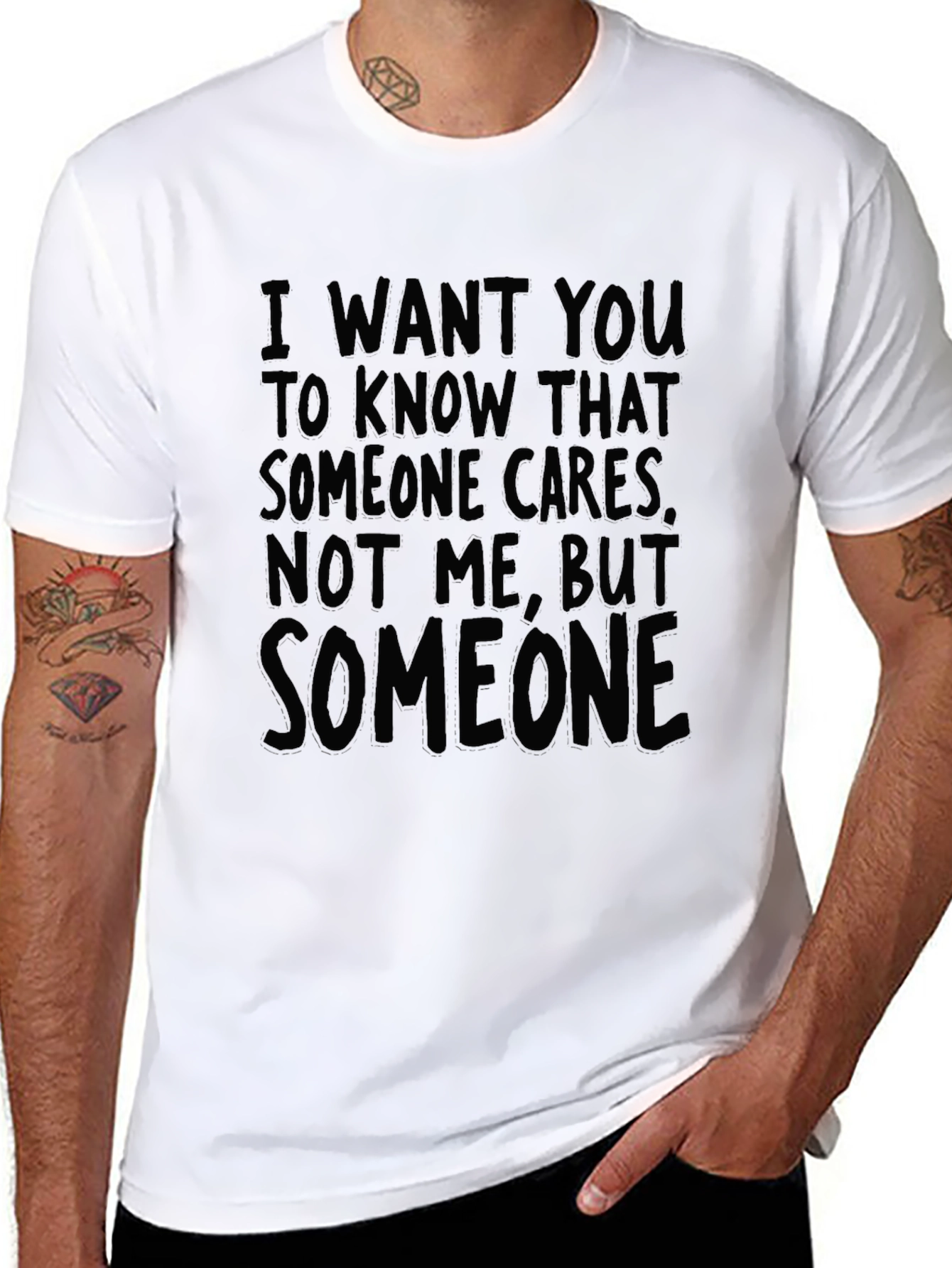 Funny Sarcastic Graphic Tee - Someone Cares Not Me!