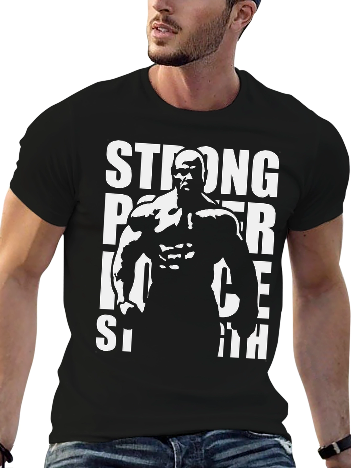 Stronger T-Shirt - Power and Strength Graphic Tee