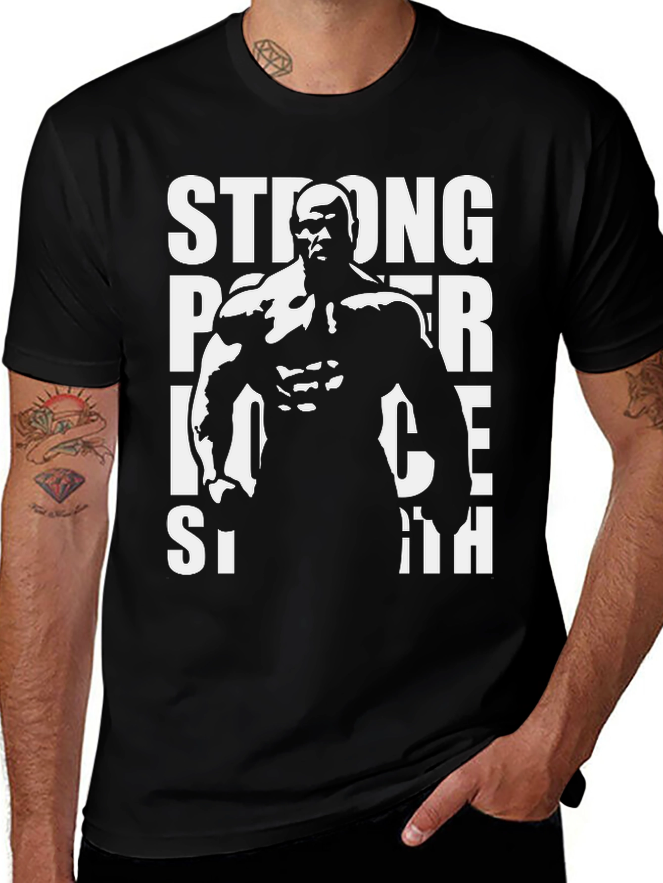 Stronger T-Shirt - Power and Strength Graphic Tee