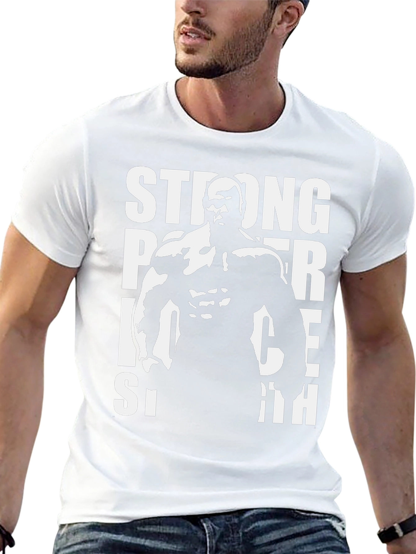 Stronger T-Shirt - Power and Strength Graphic Tee
