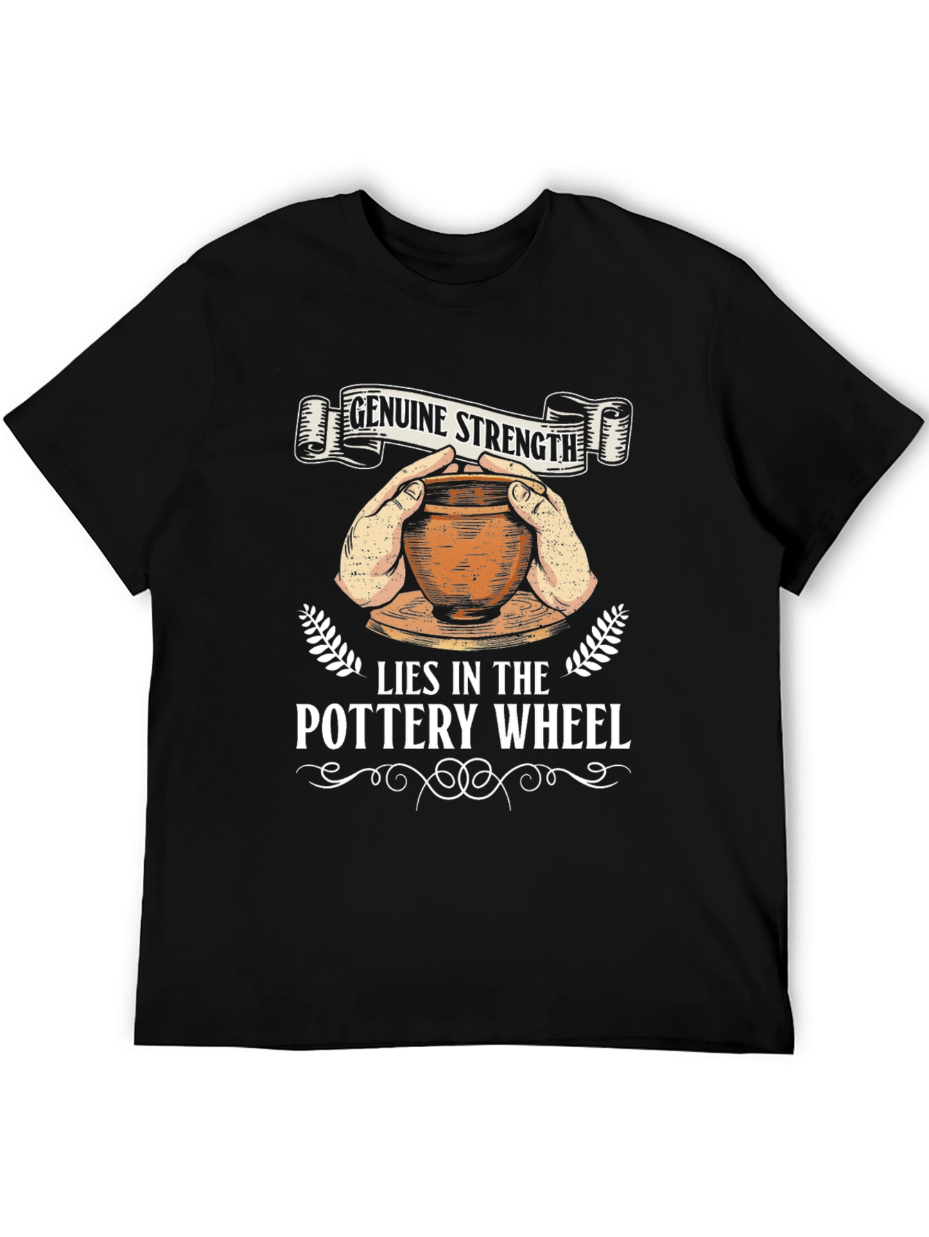 Pottery Wheel Genuine Strength Graphic Tee
