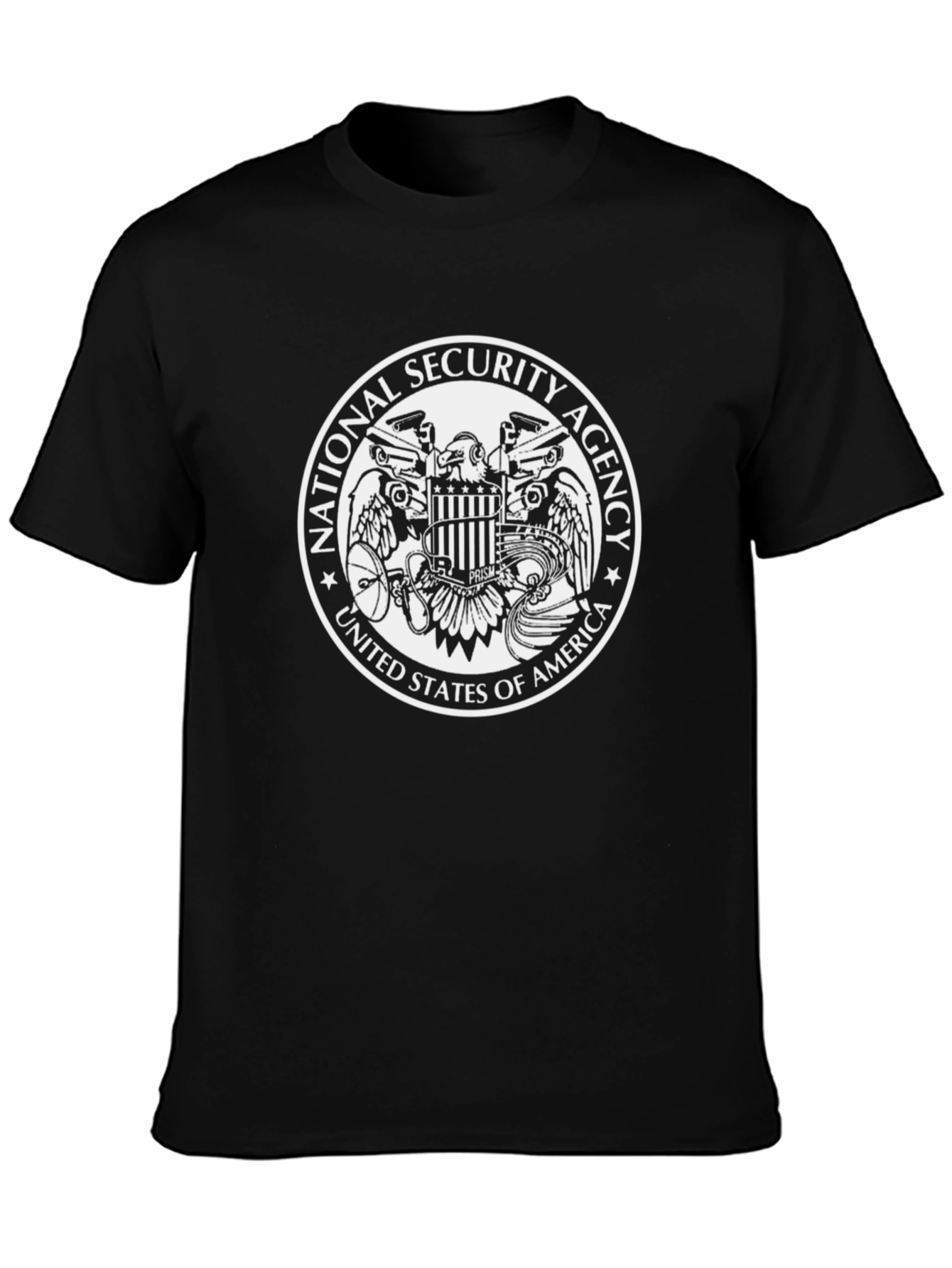 NSA Seal Graphic T-Shirt - Black
