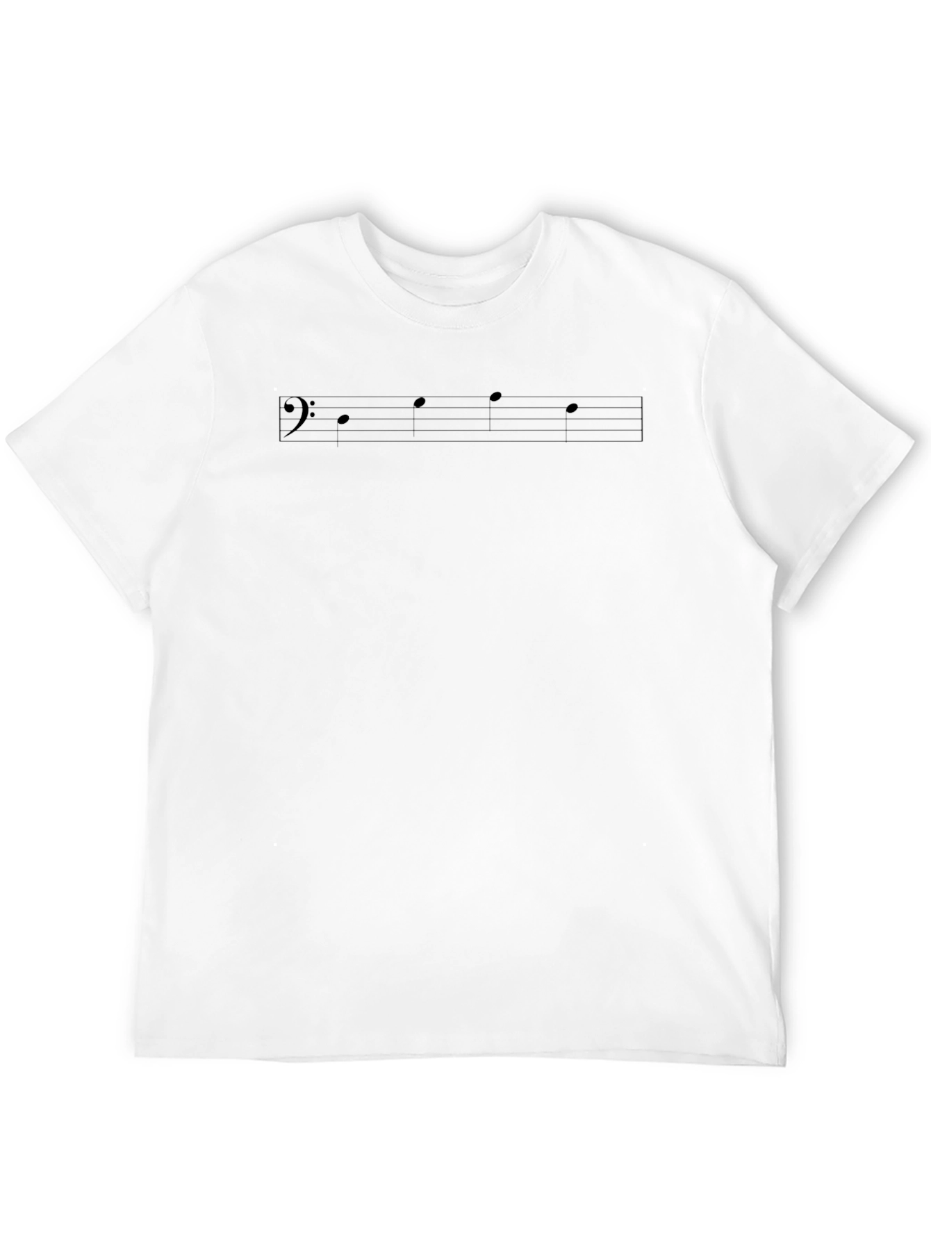 Music Note T-Shirt - Bass Clef Tee