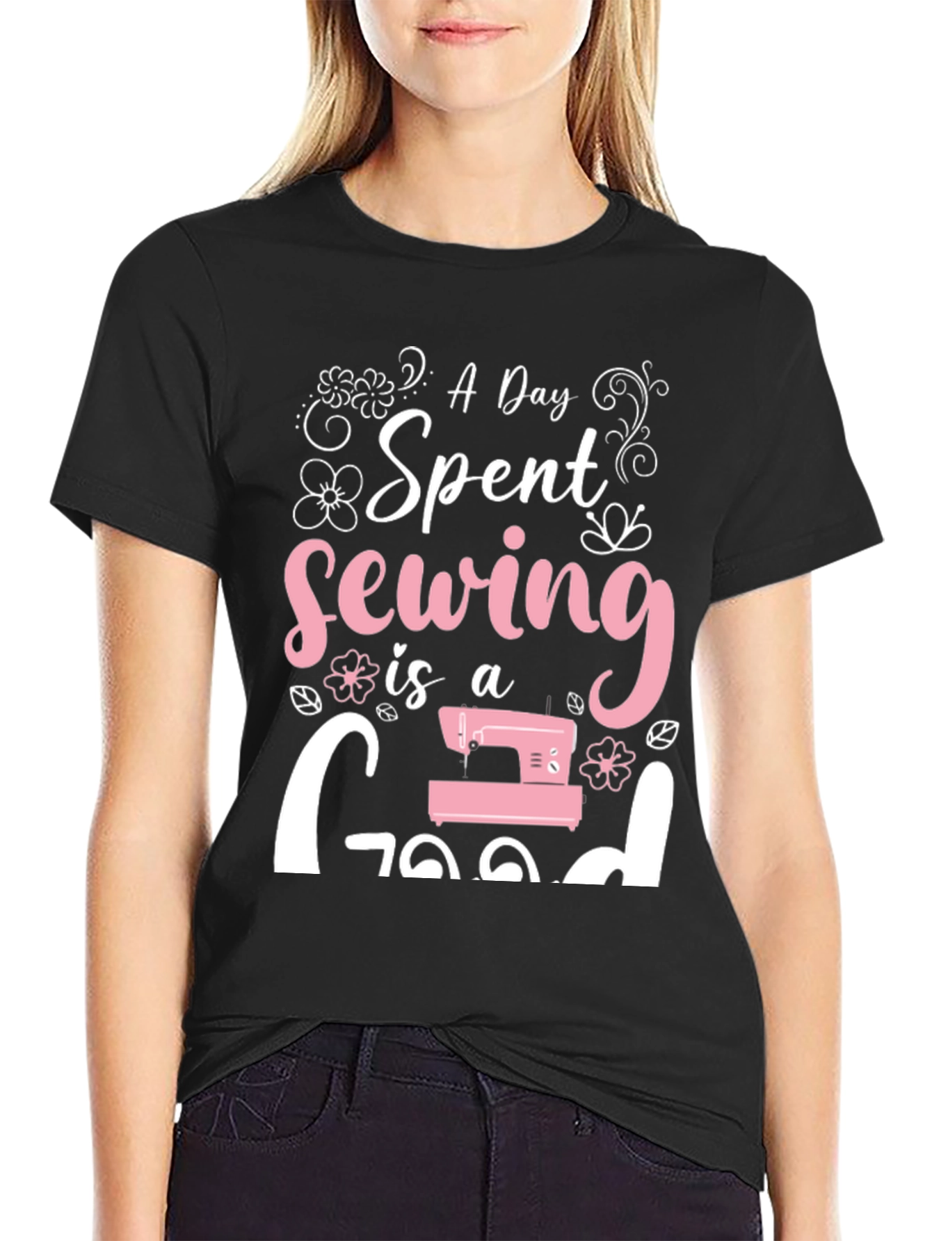 A Day Spent Sewing T-Shirt